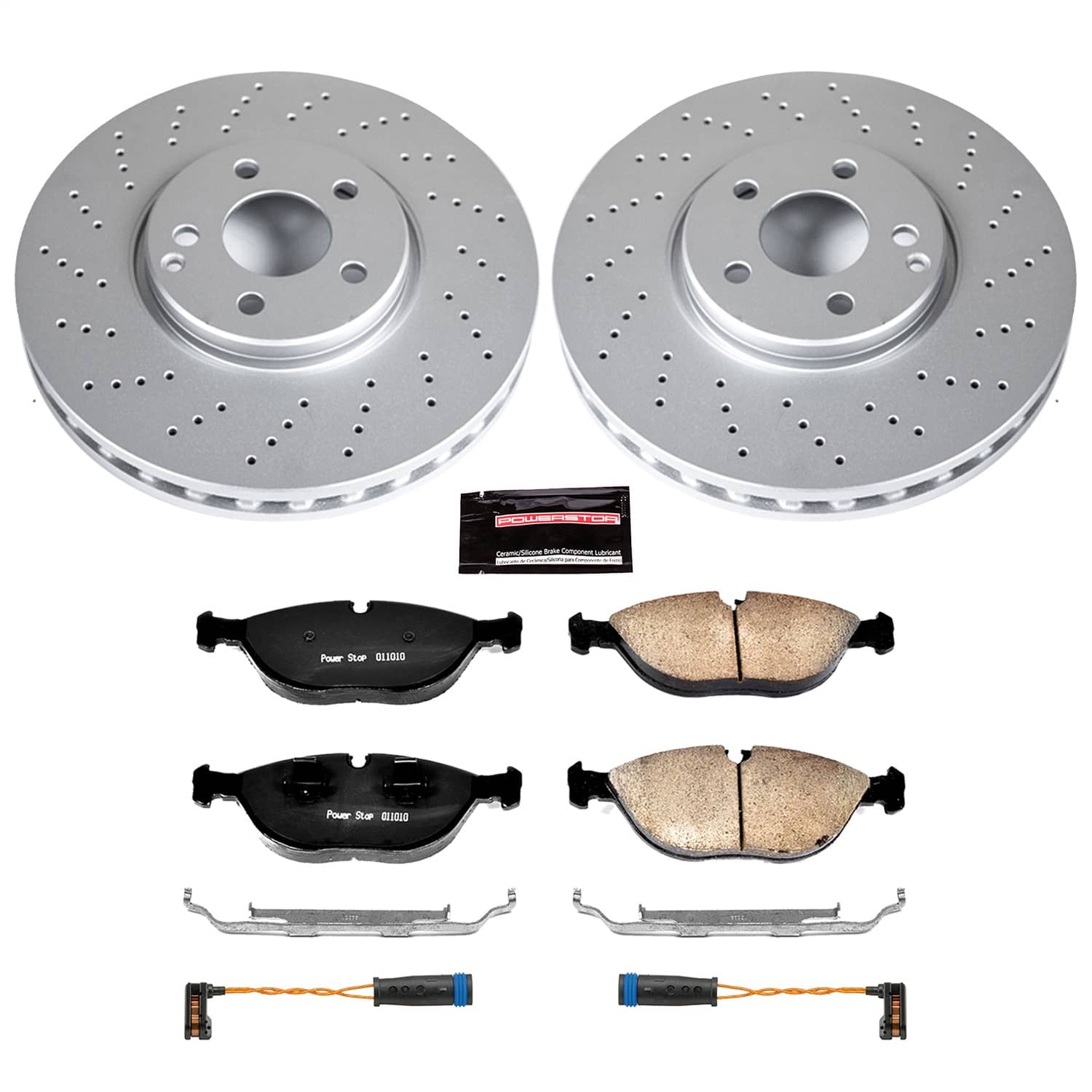 Power Stop - CRK5120 - Front - Disc Brake Pad and Rotor Kit