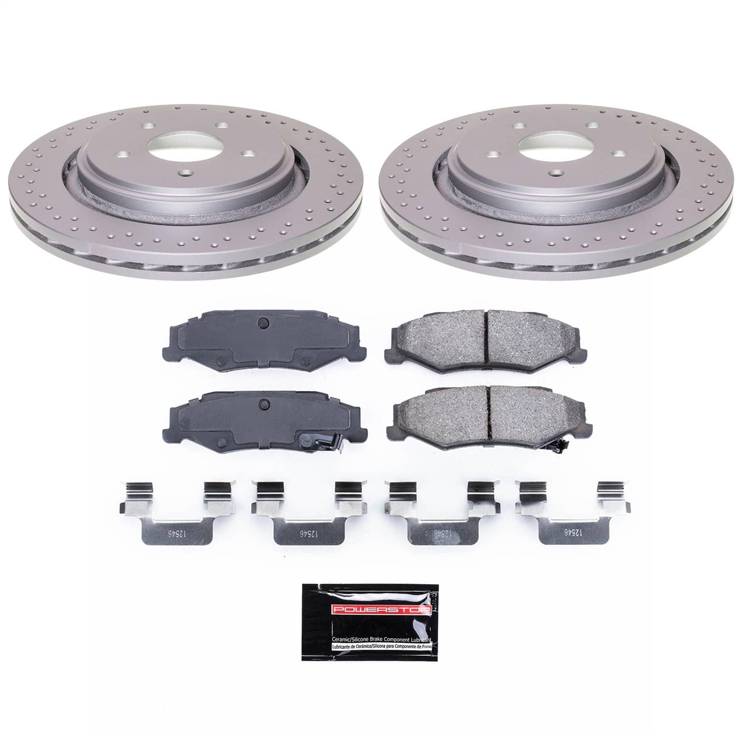Power Stop - CRK5159 - Rear - Disc Brake Pad and Rotor Kit