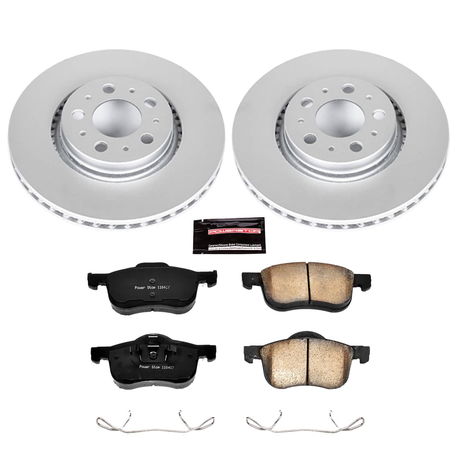 Power Stop - CRK5193 - Front - Disc Brake Pad and Rotor Kit