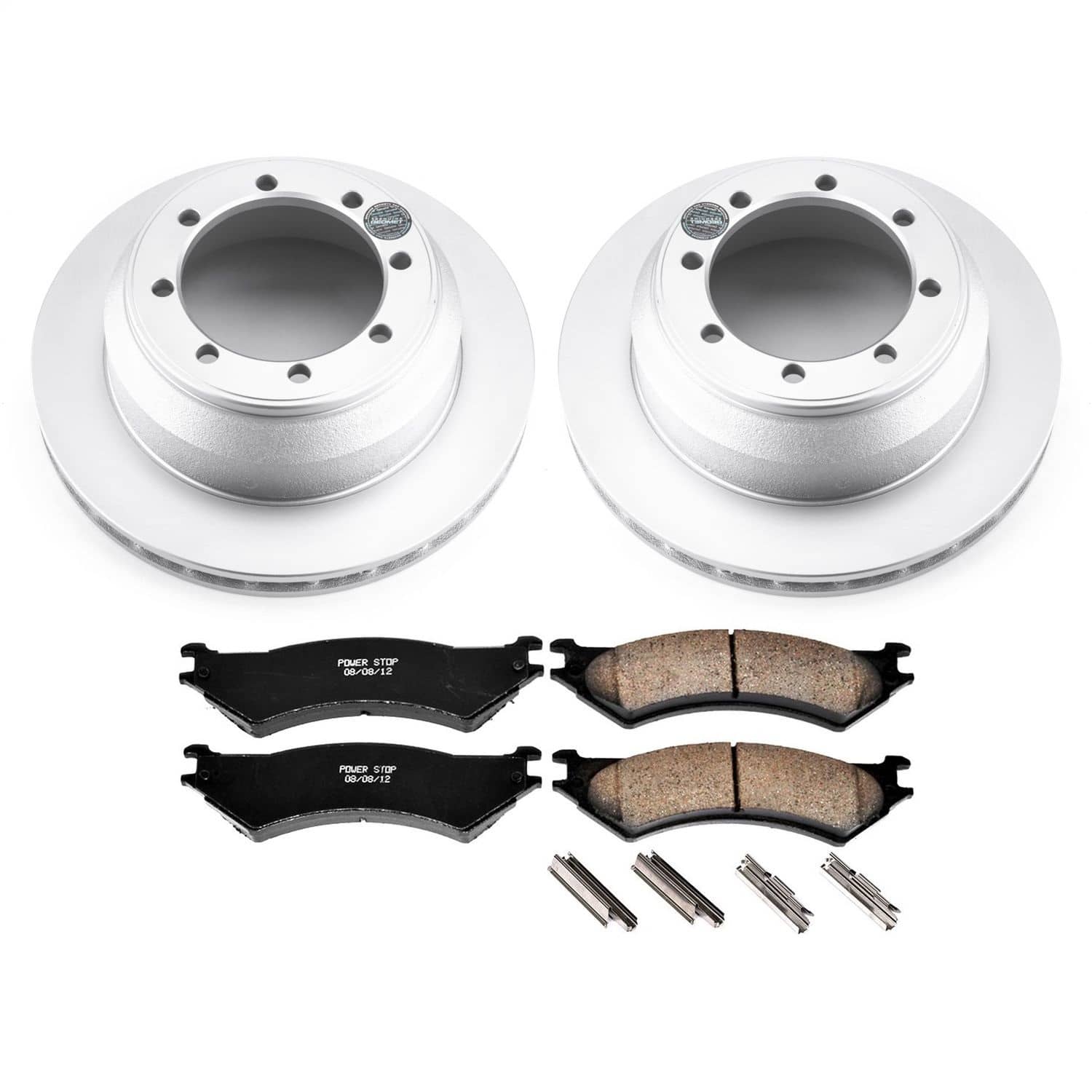 Power Stop - CRK5204 - Rear - Disc Brake Pad and Rotor Kit