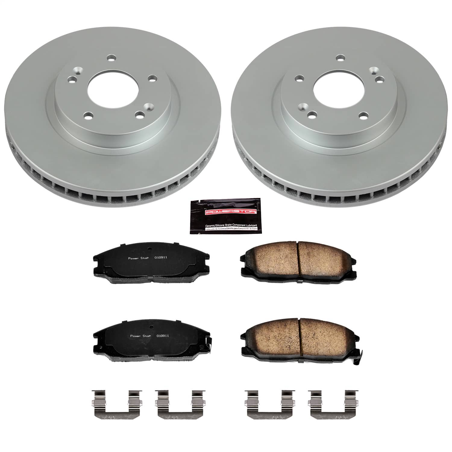 Power Stop - CRK5250 - Front - Disc Brake Pad and Rotor Kit