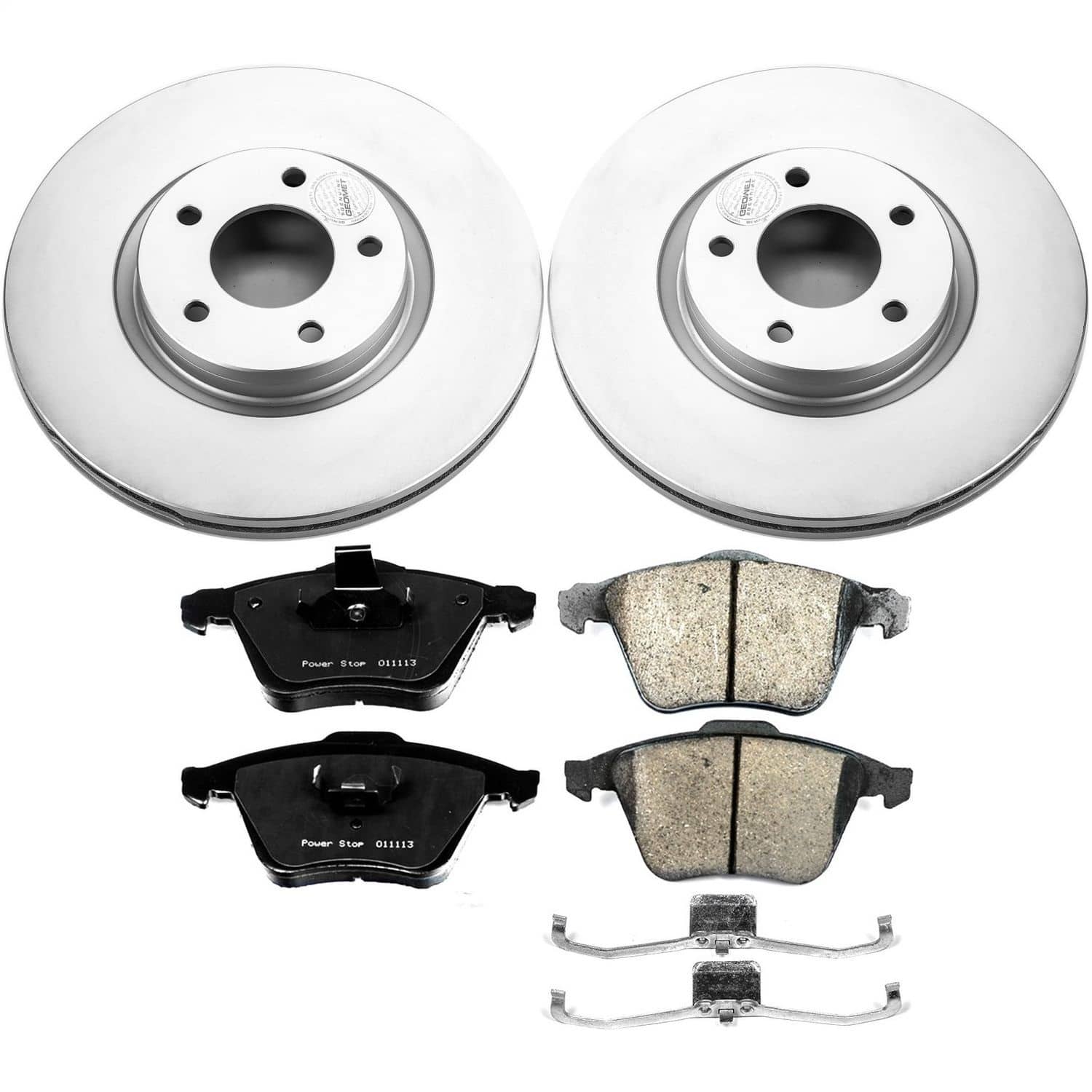 Power Stop - CRK5279 - Front - Disc Brake Pad and Rotor Kit