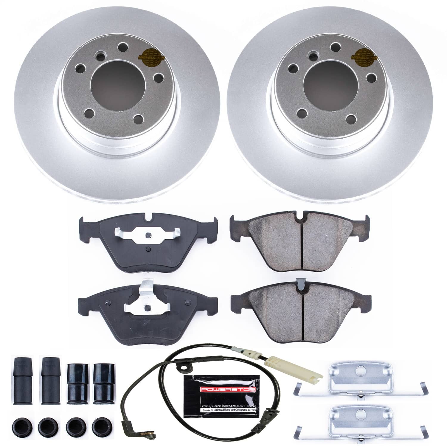 Power Stop - CRK5280 - Front - Disc Brake Pad and Rotor Kit