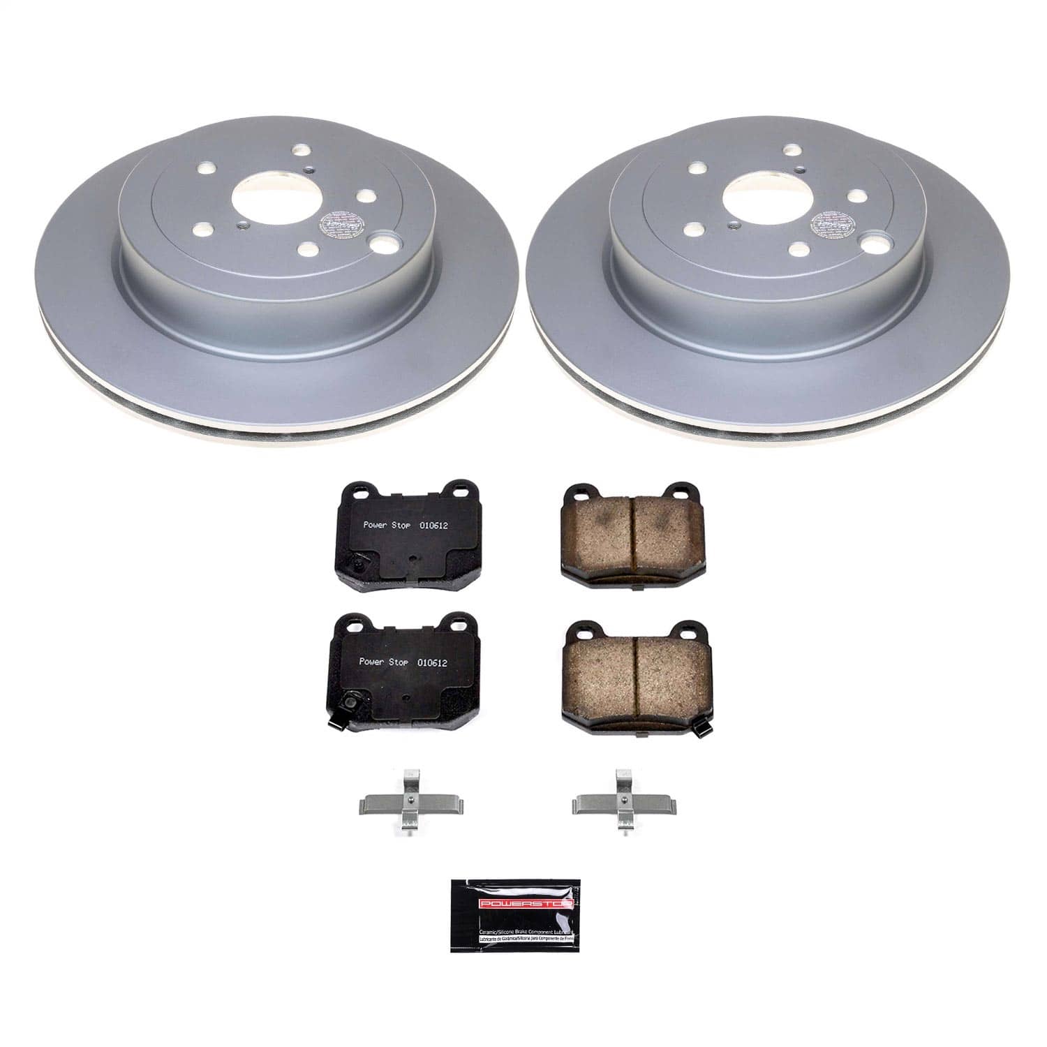 Power Stop - CRK5305 - Rear - Disc Brake Pad and Rotor Kit