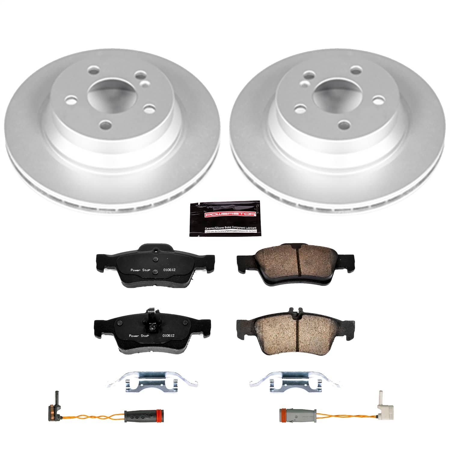 Power Stop - CRK5323 - Rear - Disc Brake Pad and Rotor Kit