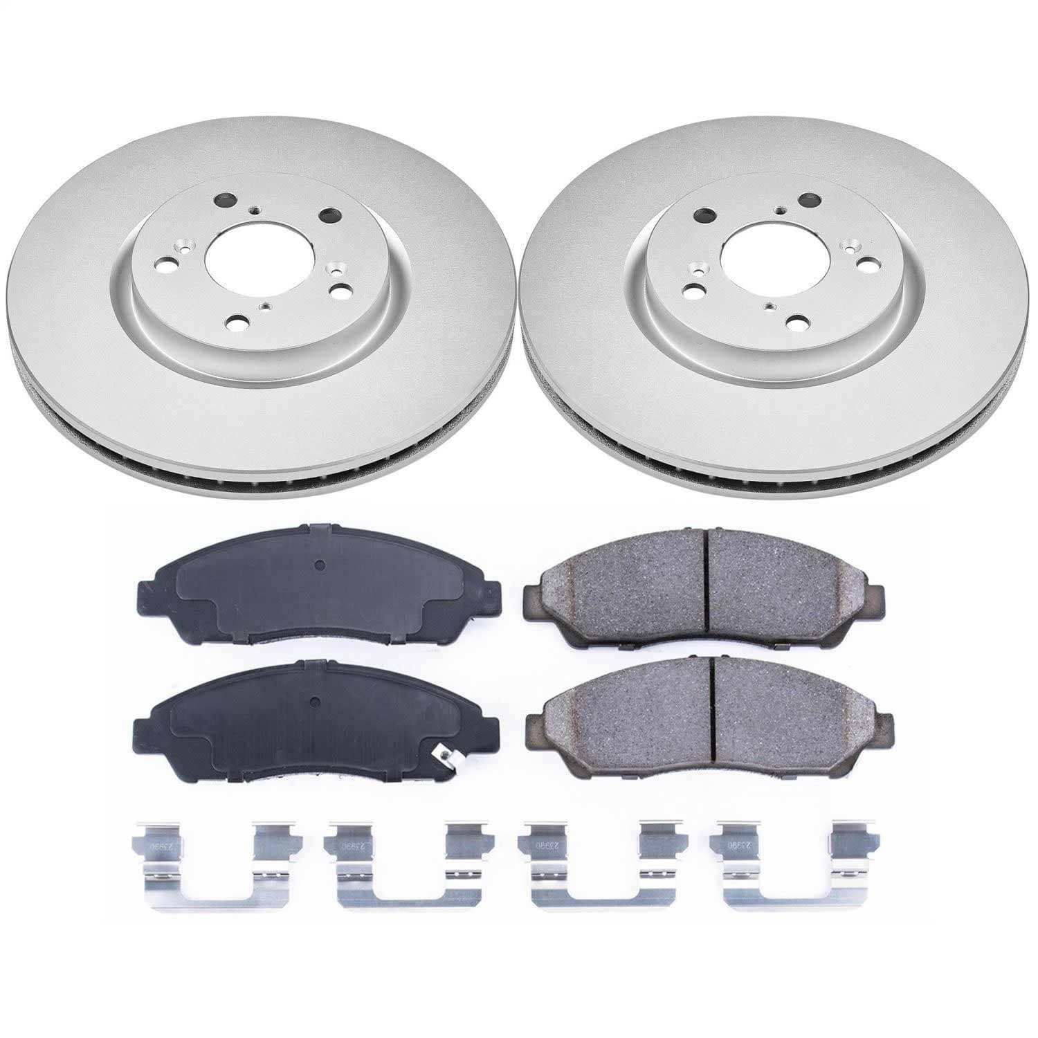 Power Stop - CRK5370 - Front - Disc Brake Pad and Rotor Kit