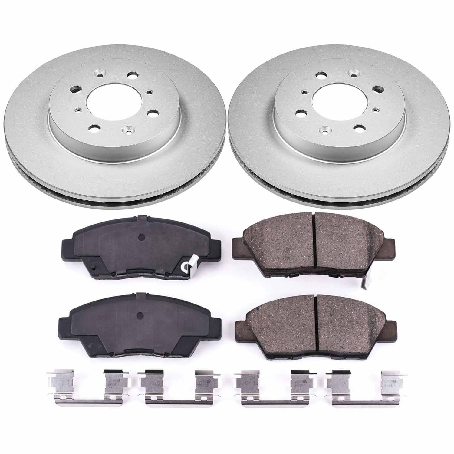 Power Stop - CRK5382 - Front - Disc Brake Pad and Rotor Kit