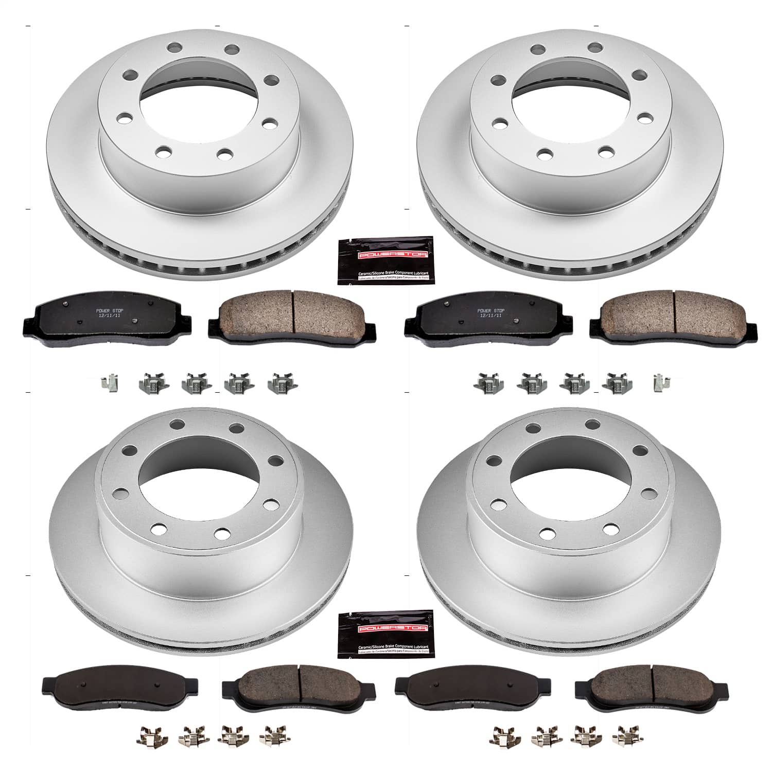 Power Stop - CRK5459 - Front and Rear - Disc Brake Pad and Rotor Kit