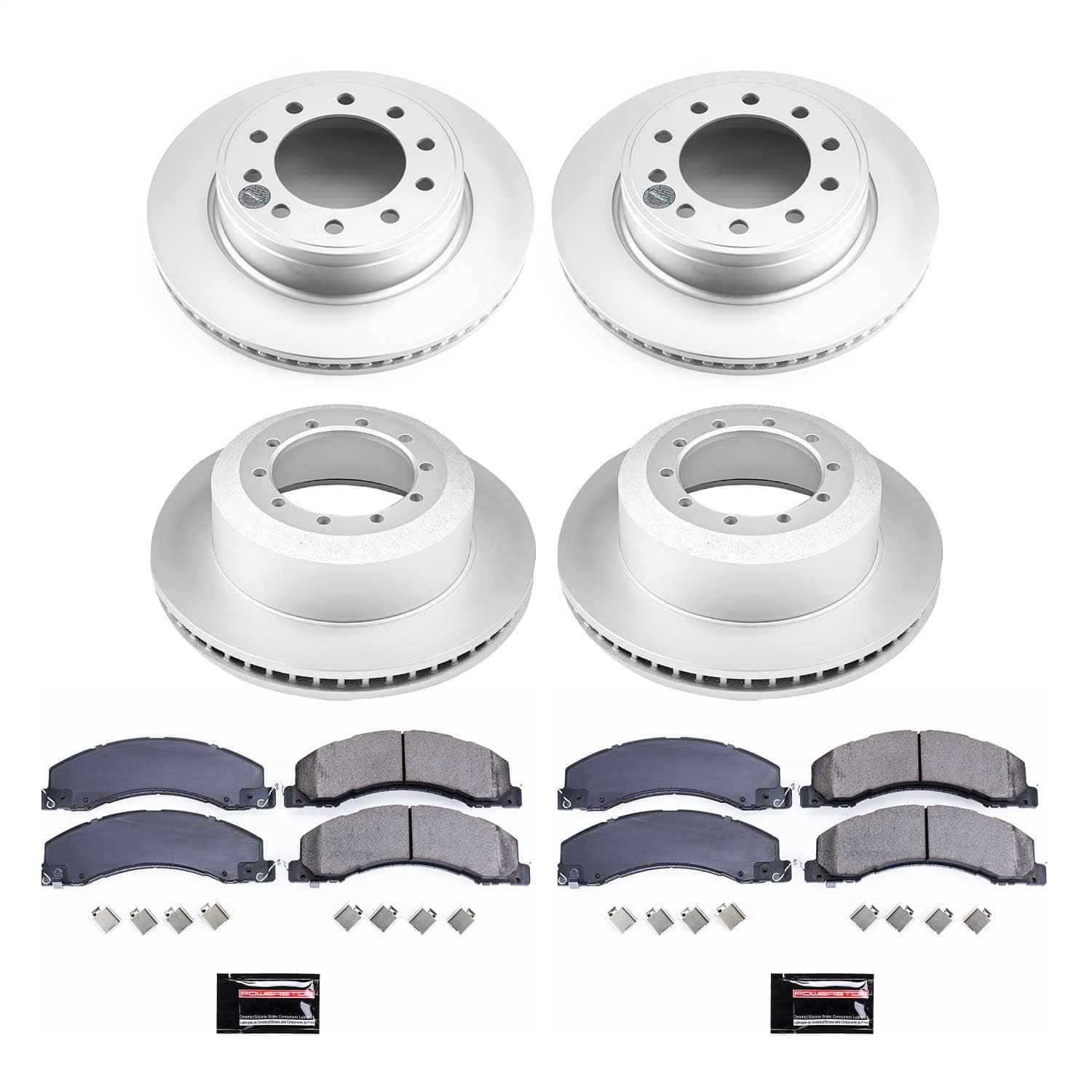 Power Stop - CRK5568 - Front and Rear - Disc Brake Pad and Rotor Kit