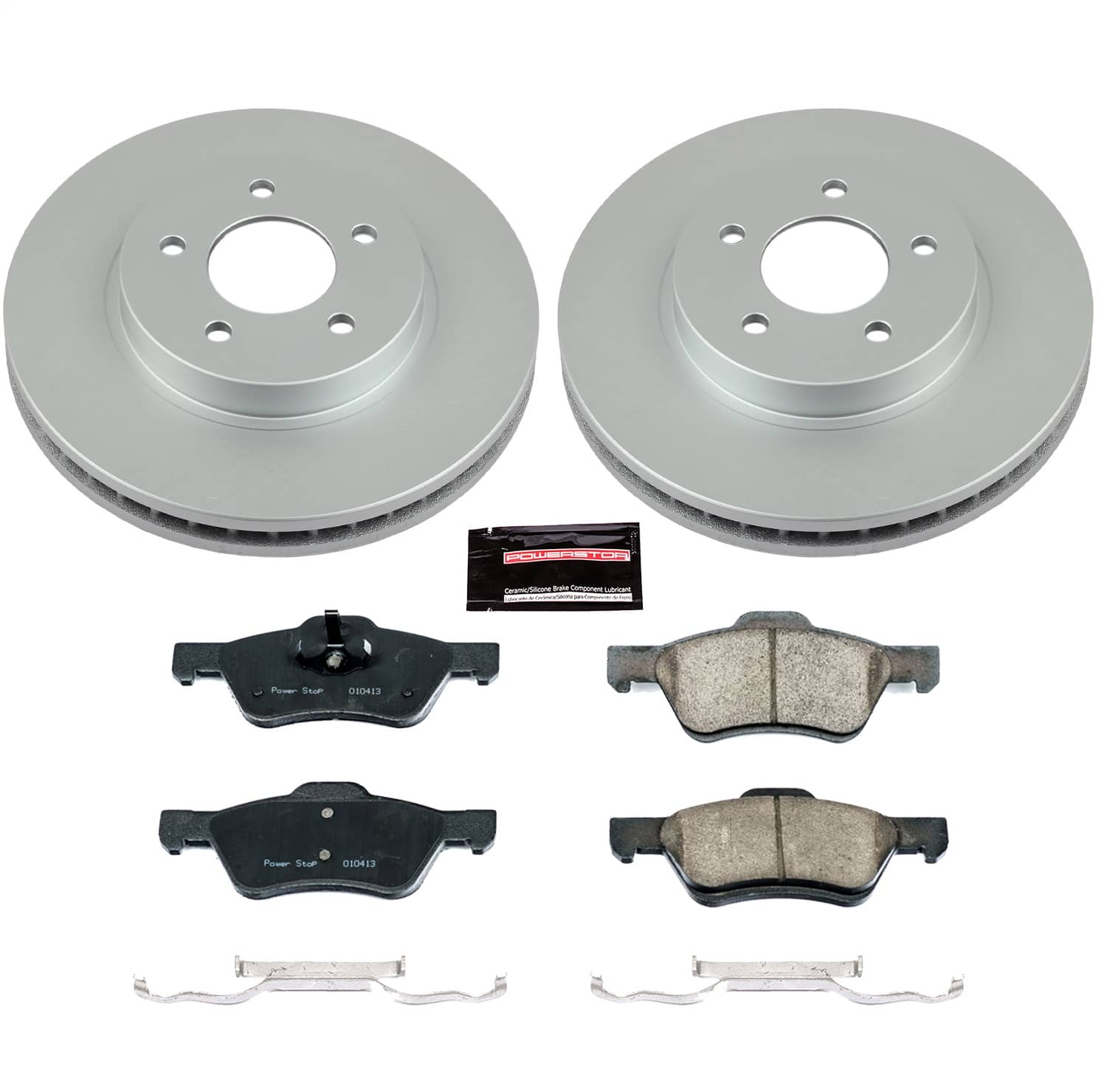 Power Stop - CRK5571 - Front - Disc Brake Pad and Rotor Kit