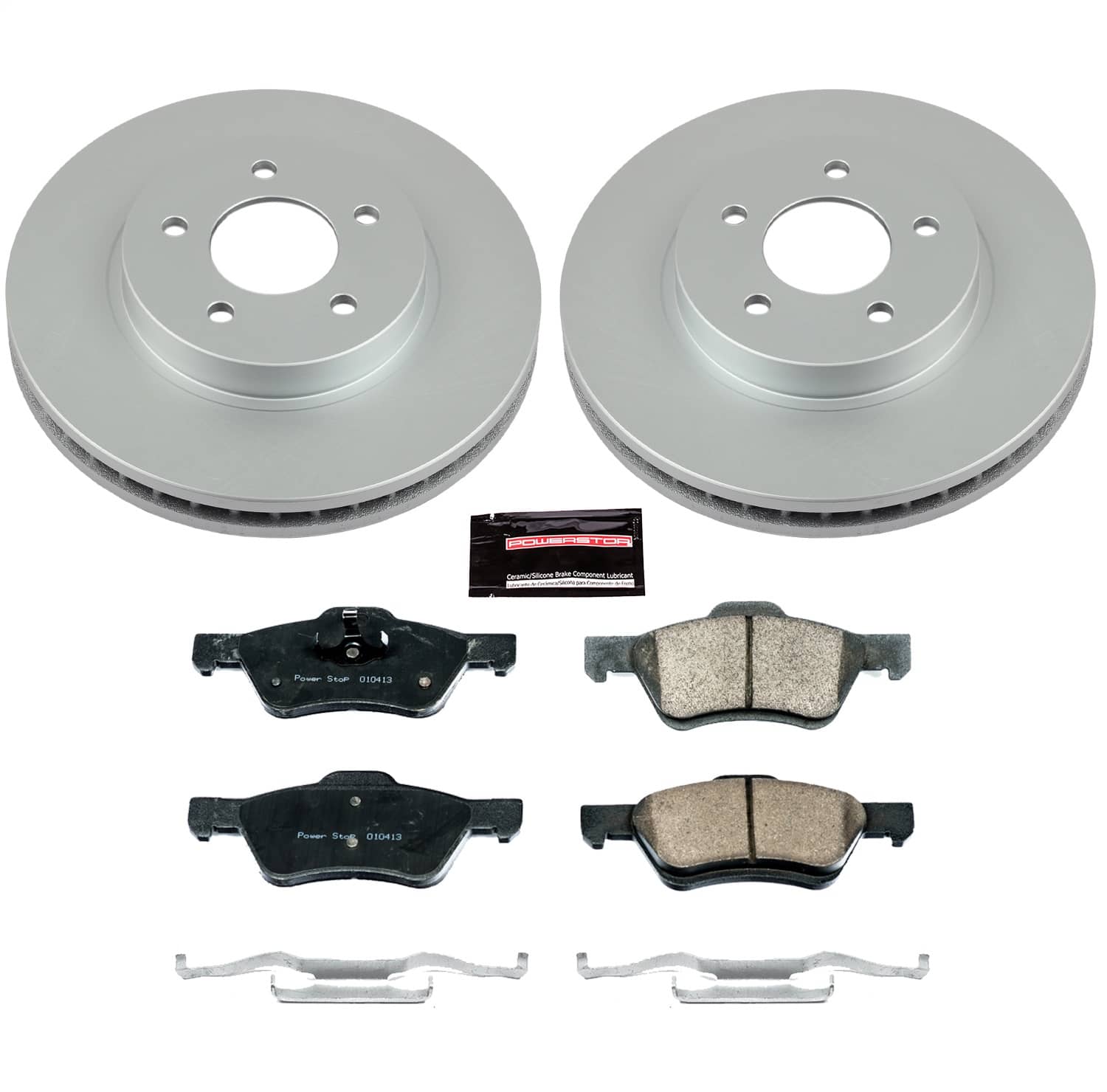 Power Stop - CRK5572 - Front - Disc Brake Pad and Rotor Kit