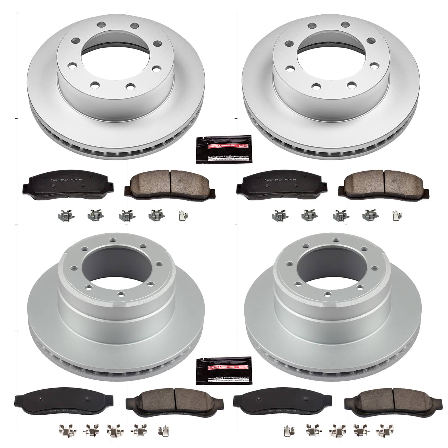 Power Stop - CRK5574 - Front and Rear - Disc Brake Pad and Rotor Kit
