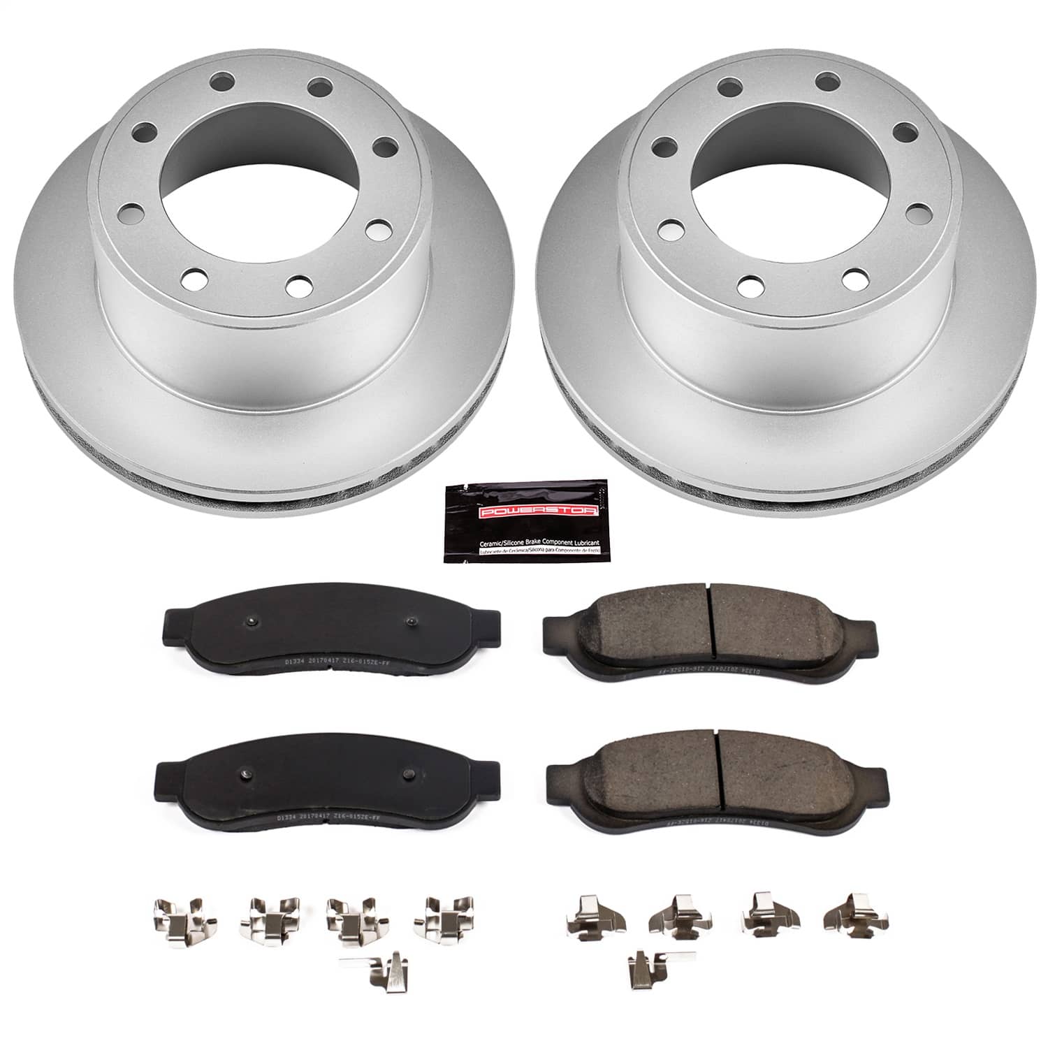 Power Stop - CRK5578 - Rear - Disc Brake Pad and Rotor Kit