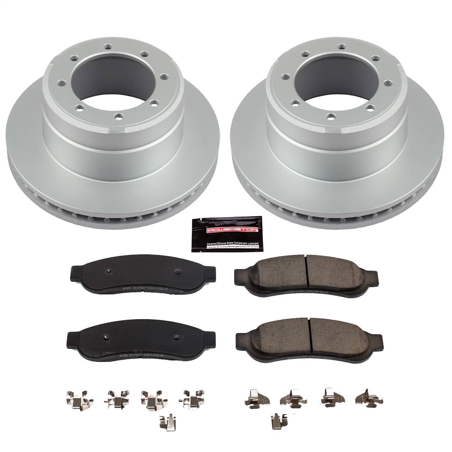 Power Stop - CRK5579 - Rear - Disc Brake Pad and Rotor Kit