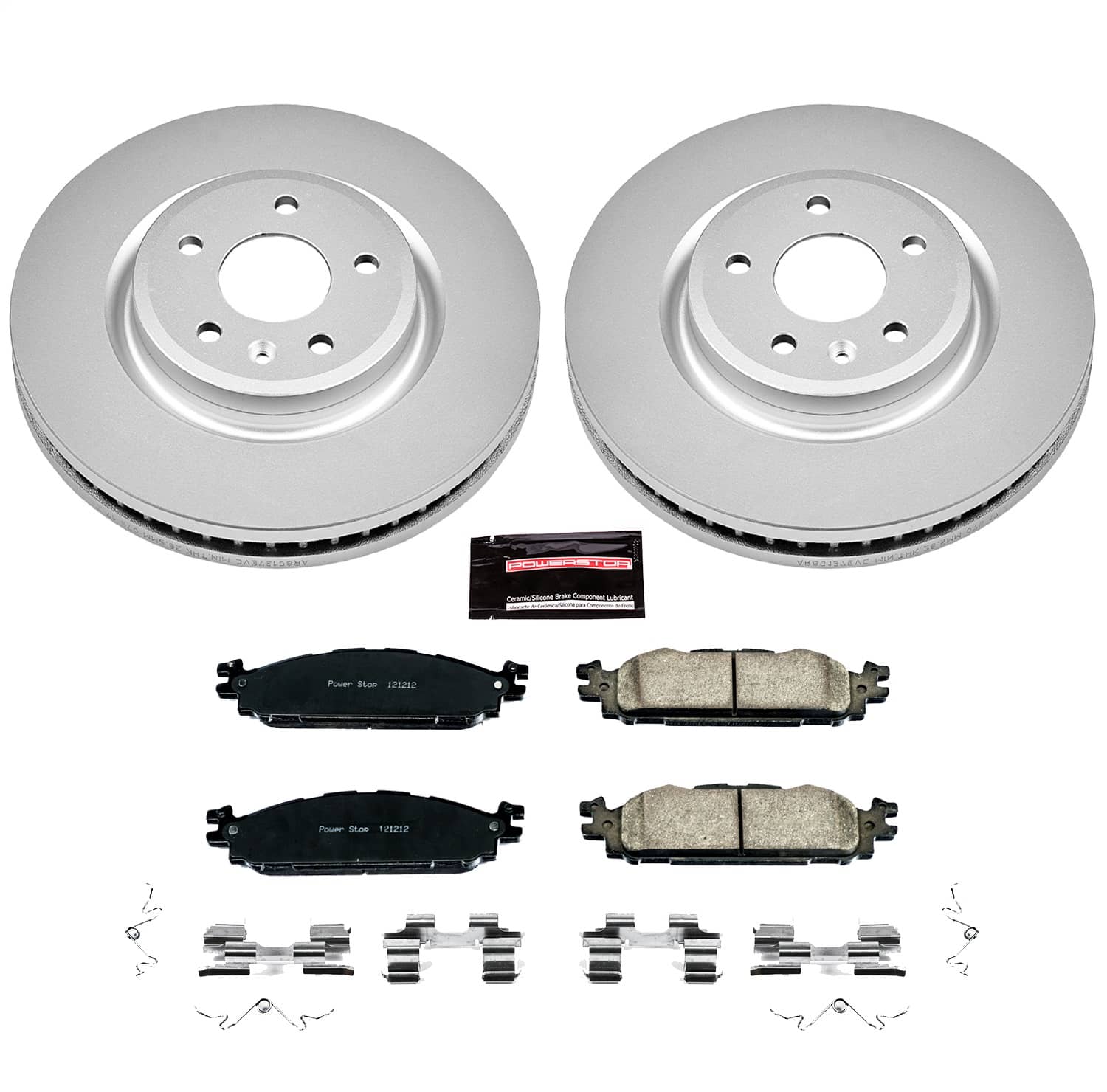 Power Stop - CRK5583 - Front - Disc Brake Pad and Rotor Kit