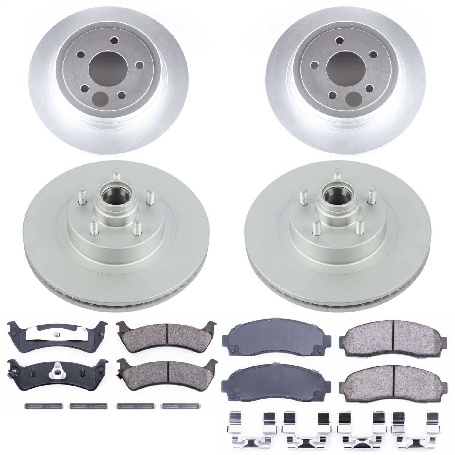 Power Stop - CRK5593 - Front and Rear - Disc Brake Pad and Rotor Kit