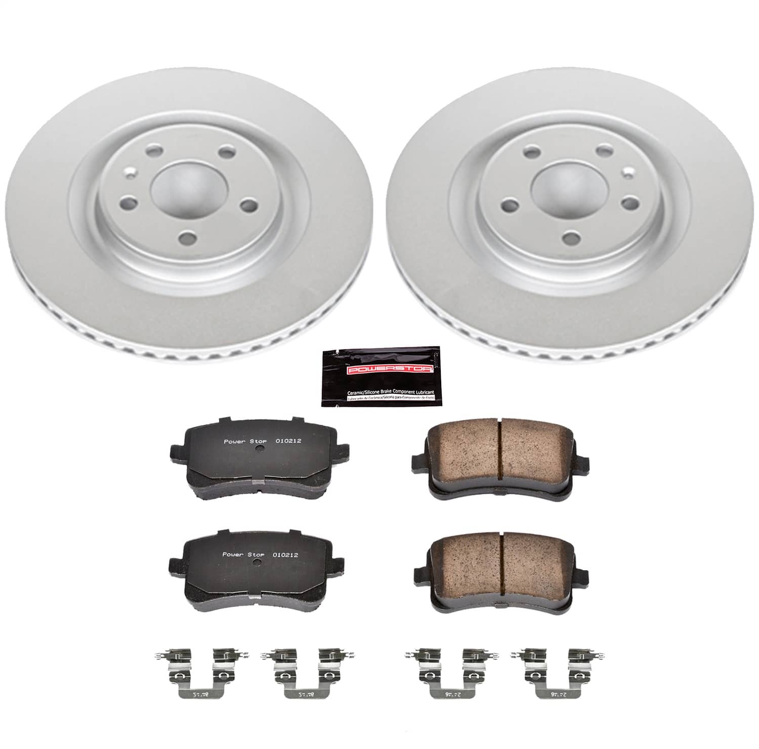 Power Stop - CRK5678 - Rear - Disc Brake Pad and Rotor Kit