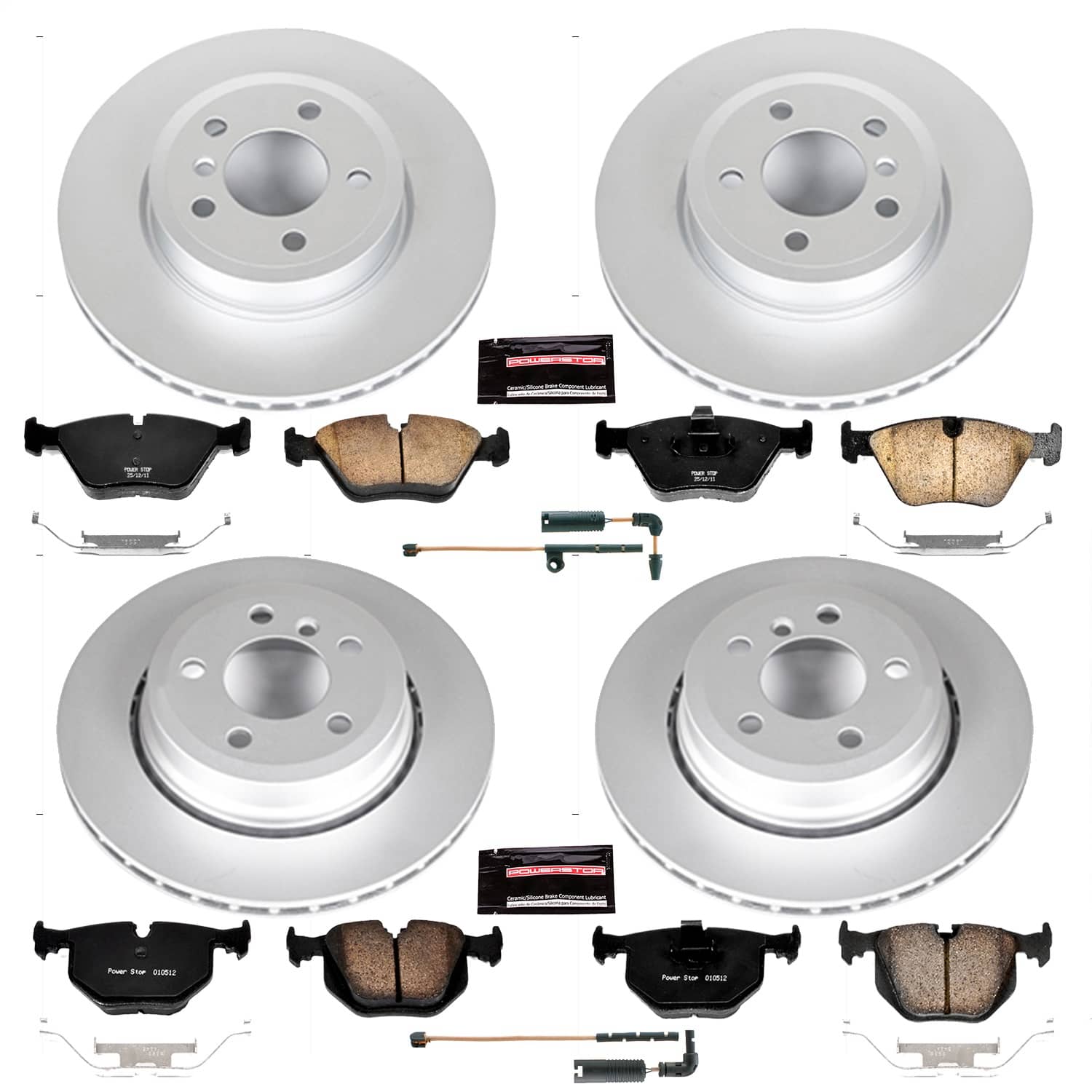 Power Stop - CRK5737 - Front and Rear - Disc Brake Pad and Rotor Kit