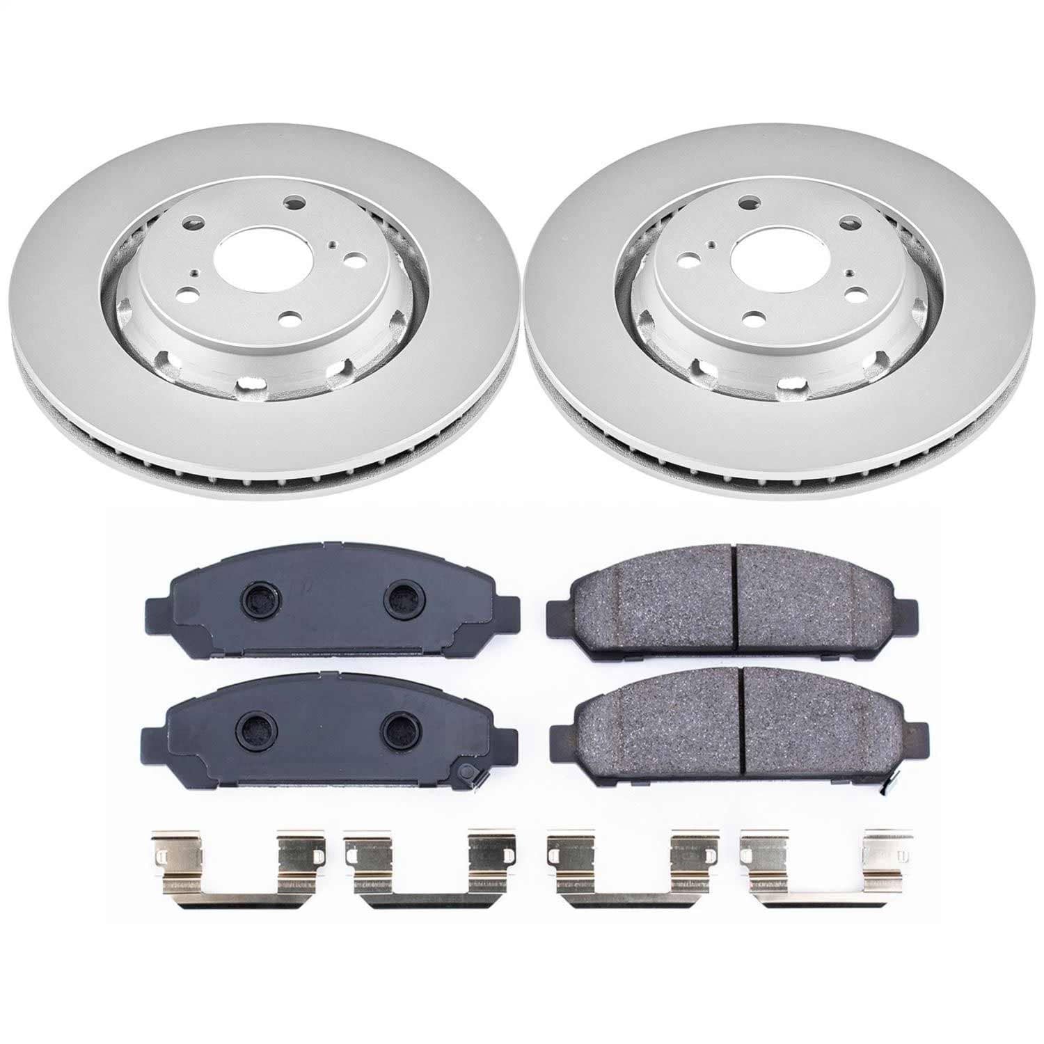 Power Stop - CRK5865 - Front - Disc Brake Pad and Rotor Kit