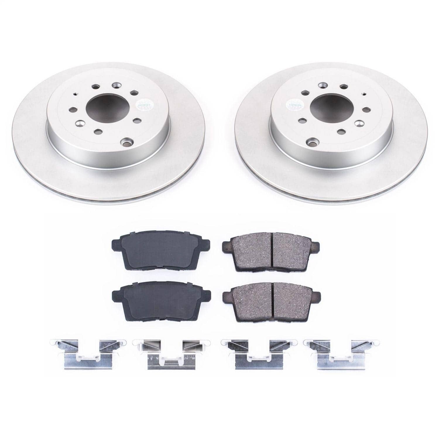 Power Stop - CRK5877 - Rear - Disc Brake Pad and Rotor Kit