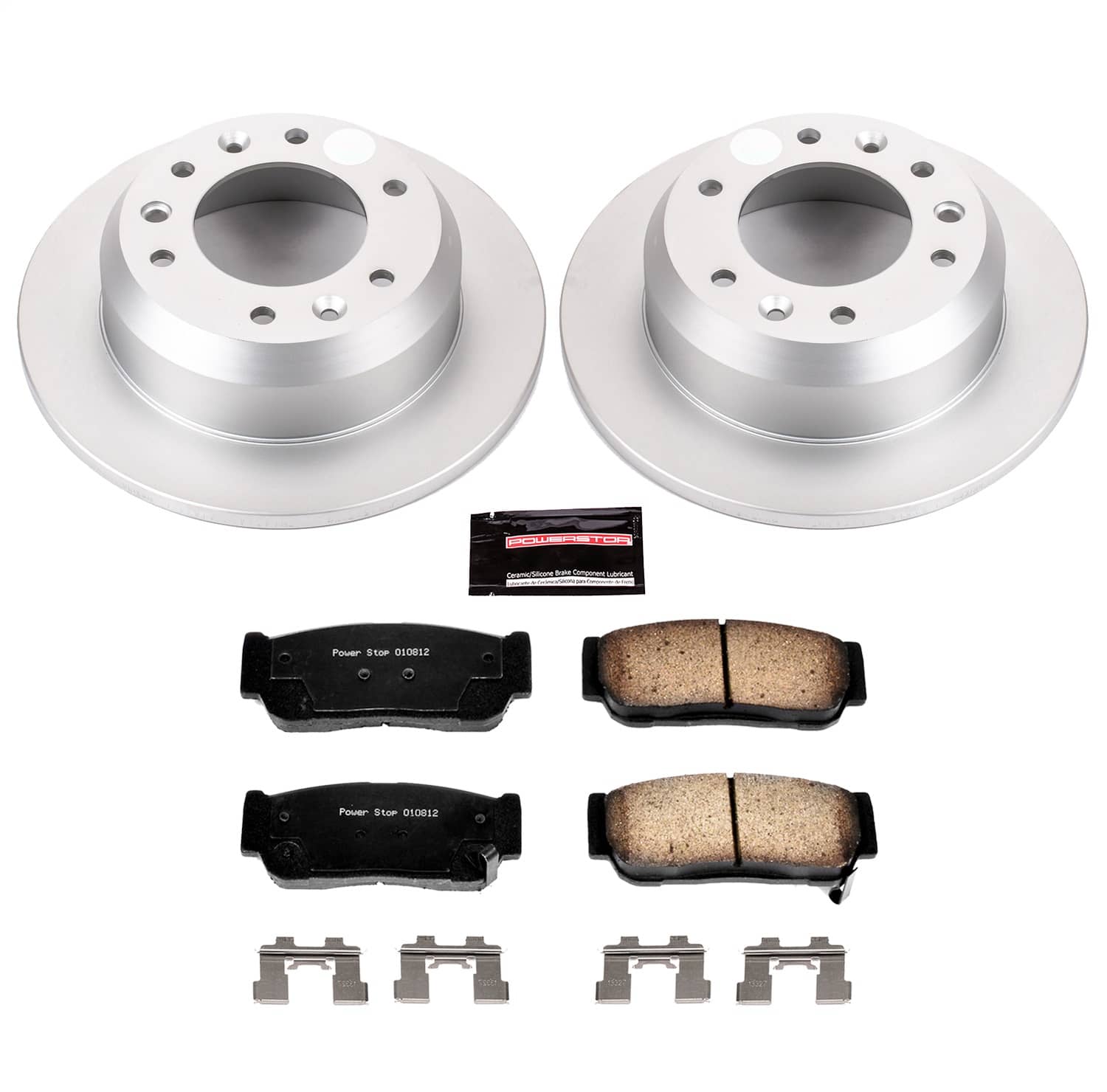 Power Stop - CRK5907 - Rear - Disc Brake Pad and Rotor Kit