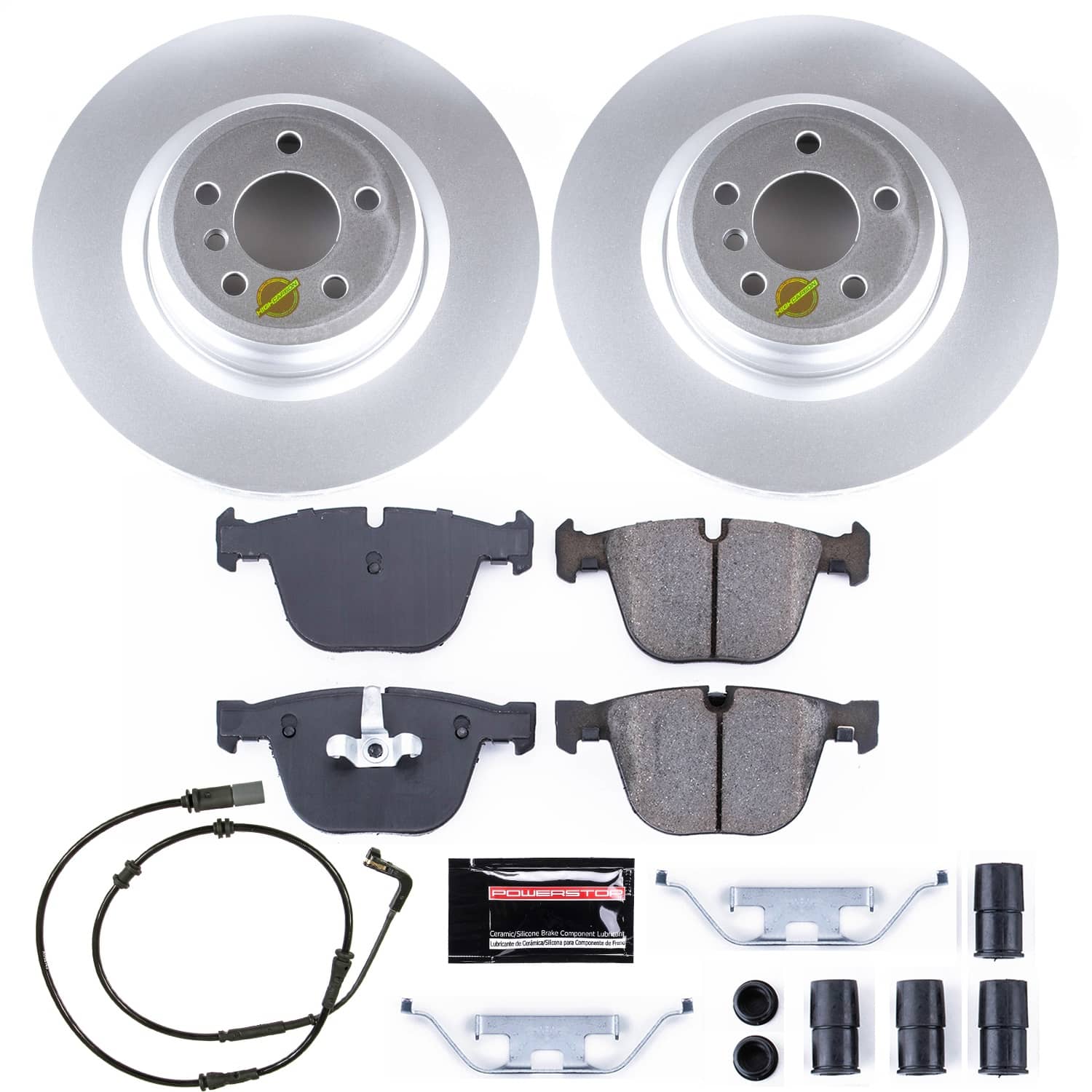 Power Stop - CRK6014 - Rear - Disc Brake Pad and Rotor Kit