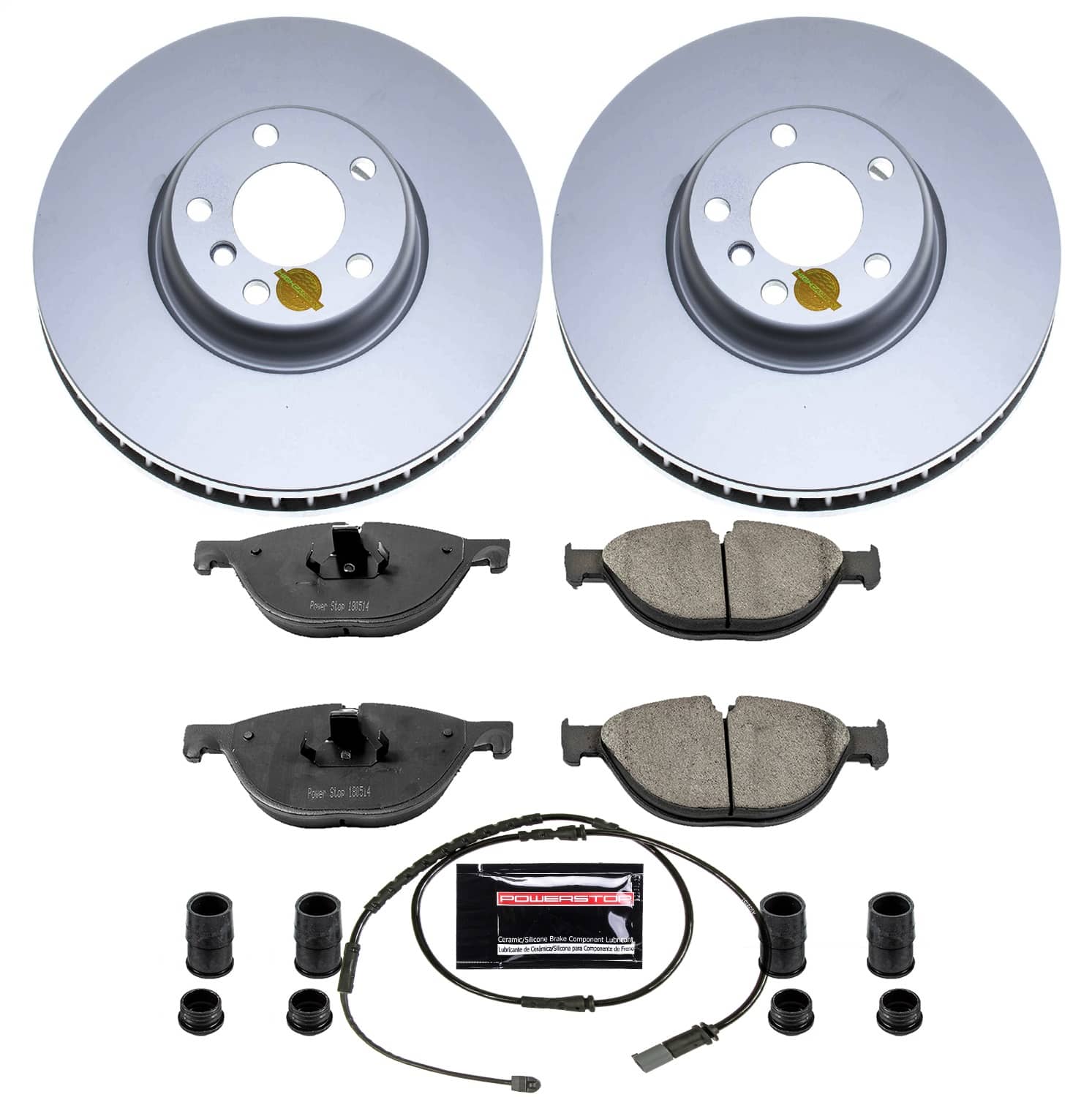 Power Stop - CRK6026 - Front - Disc Brake Pad and Rotor Kit
