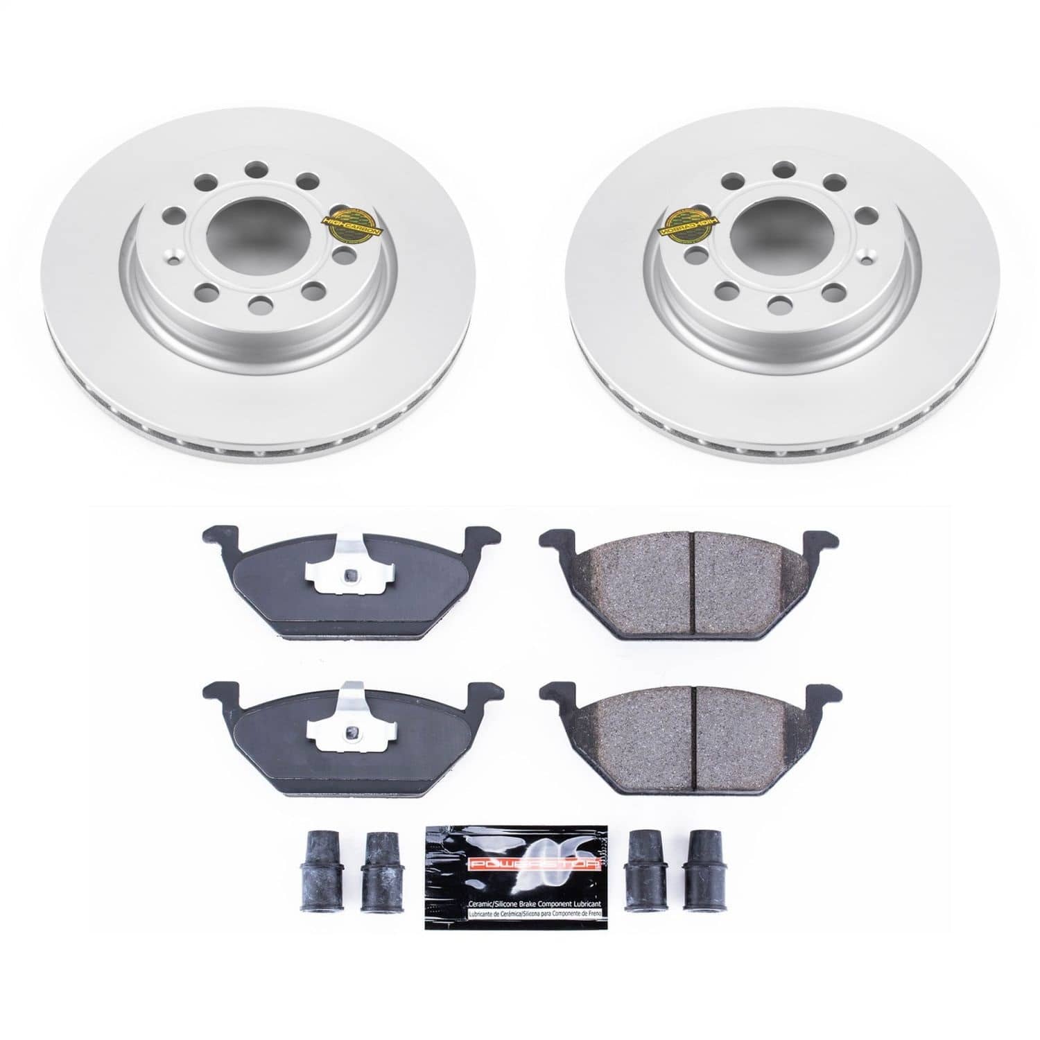 Power Stop - CRK6041 - Front - Disc Brake Pad and Rotor Kit