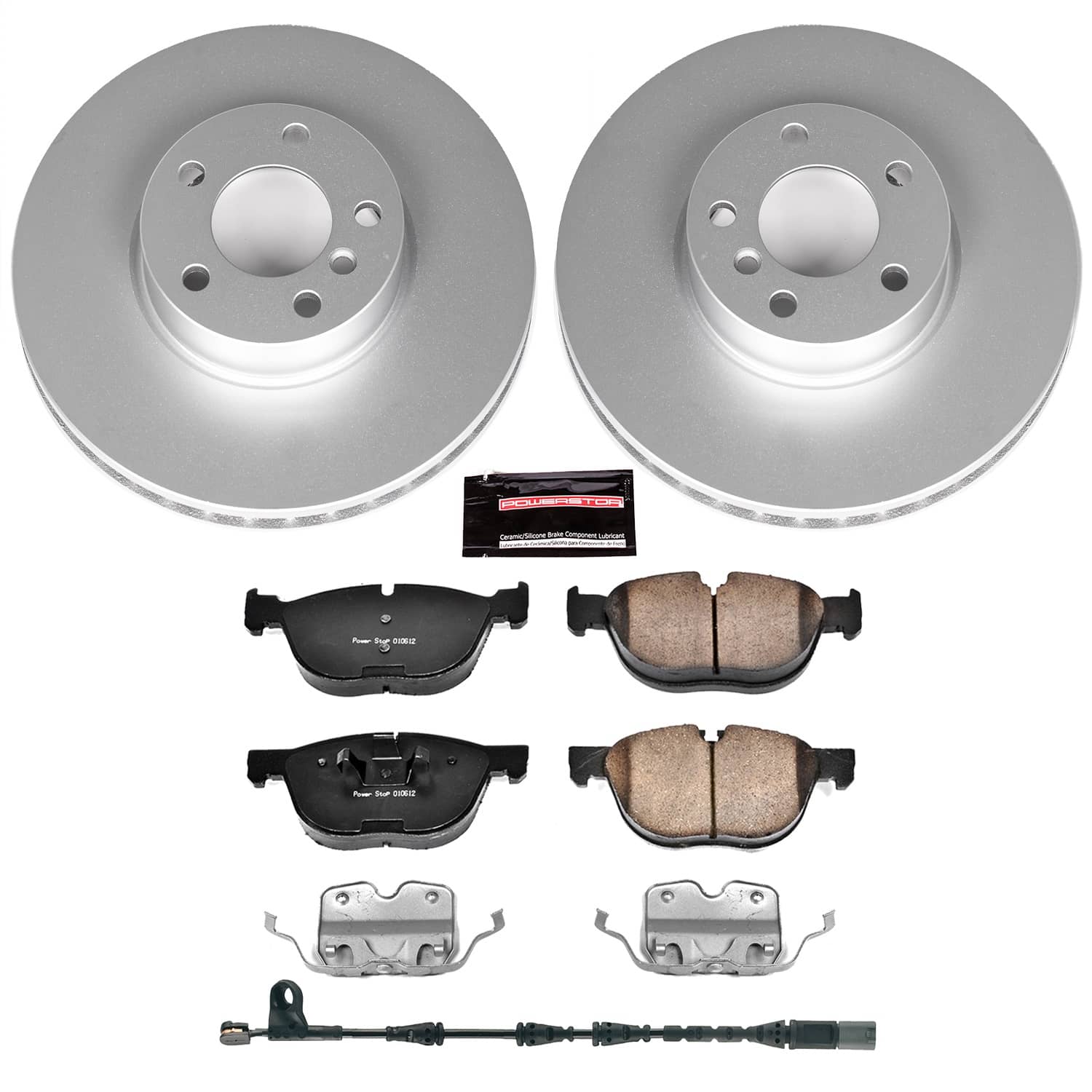 Power Stop - CRK6064 - Front - Disc Brake Pad and Rotor Kit