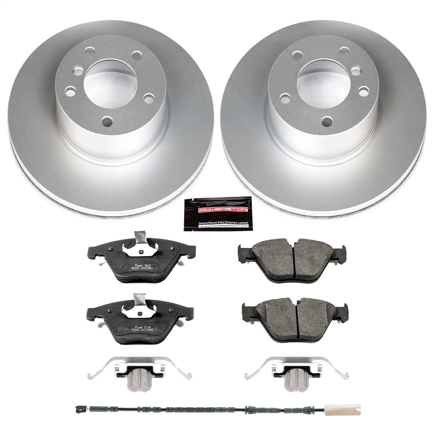 Power Stop - CRK6073 - Front - Disc Brake Pad and Rotor Kit