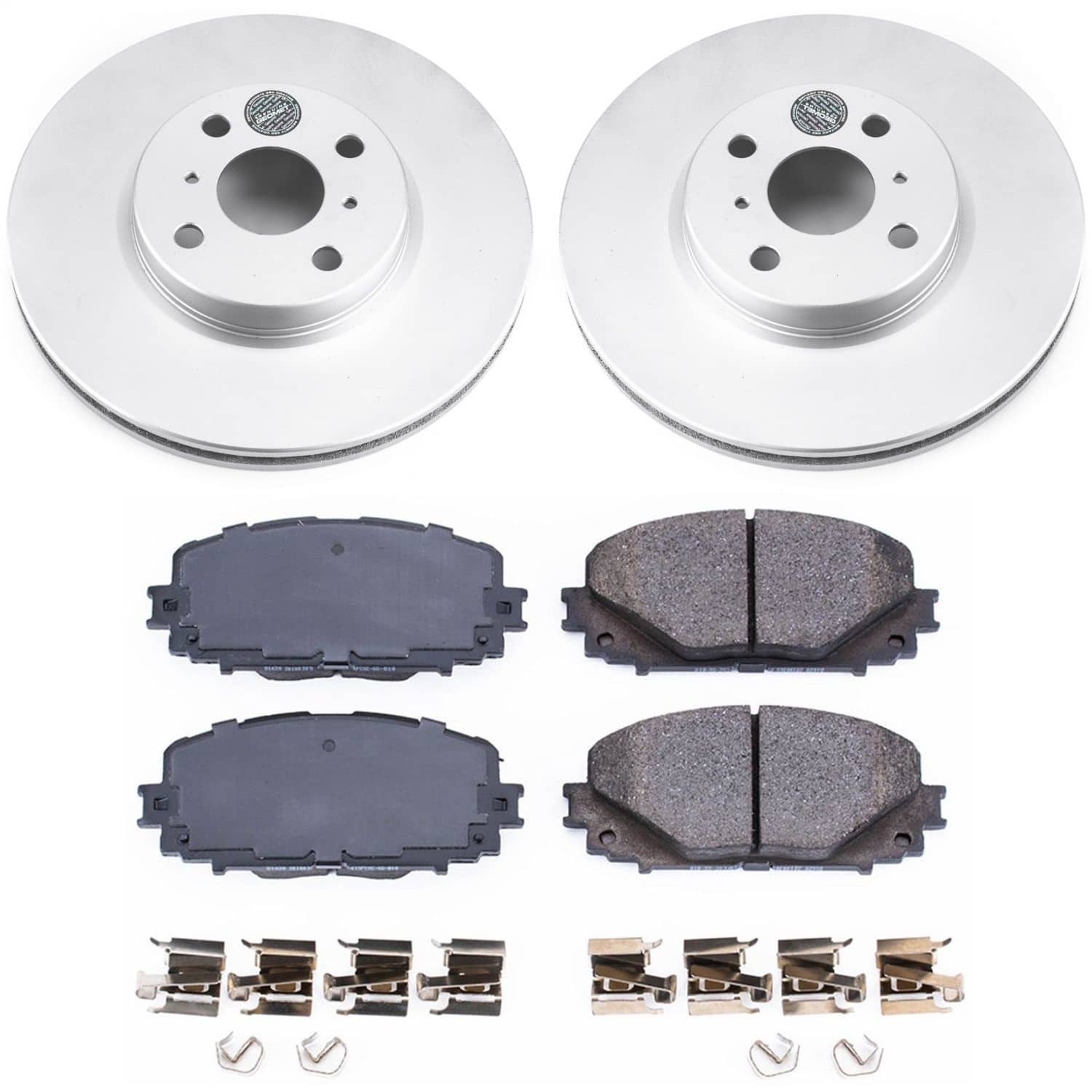 Power Stop - CRK6104 - Front - Disc Brake Pad and Rotor Kit