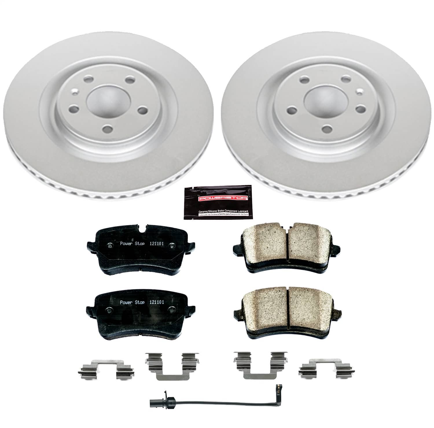 Power Stop - CRK6139 - Rear - Disc Brake Pad and Rotor Kit