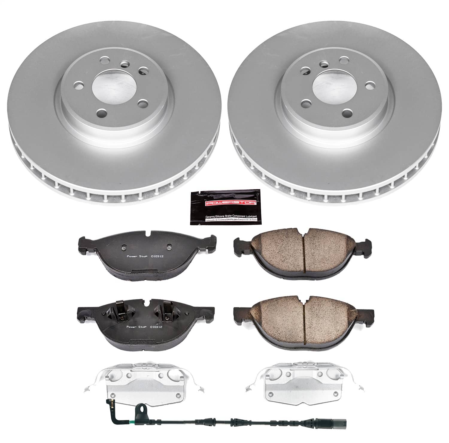 Power Stop - CRK6144 - Front - Disc Brake Pad and Rotor Kit
