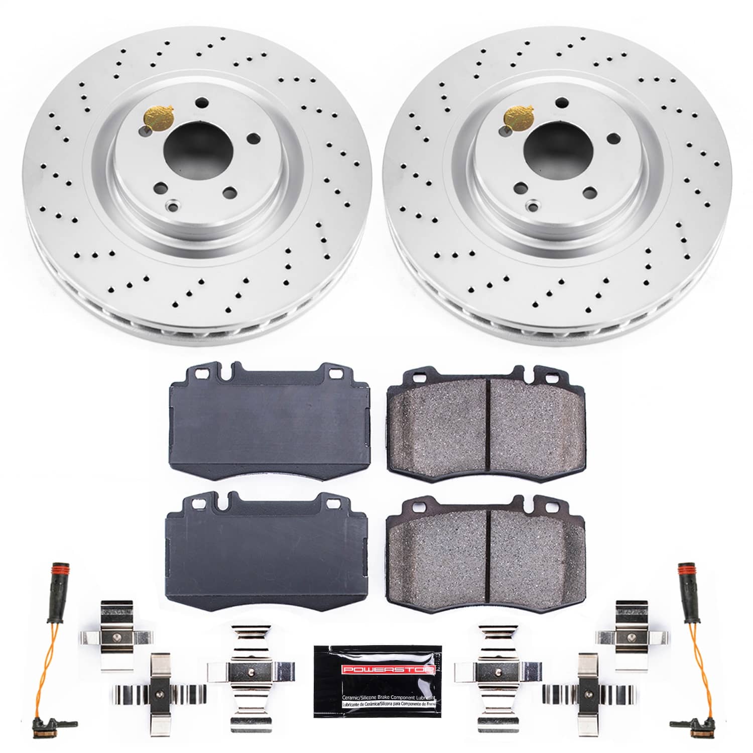 Power Stop - CRK6205 - Front - Disc Brake Pad and Rotor Kit