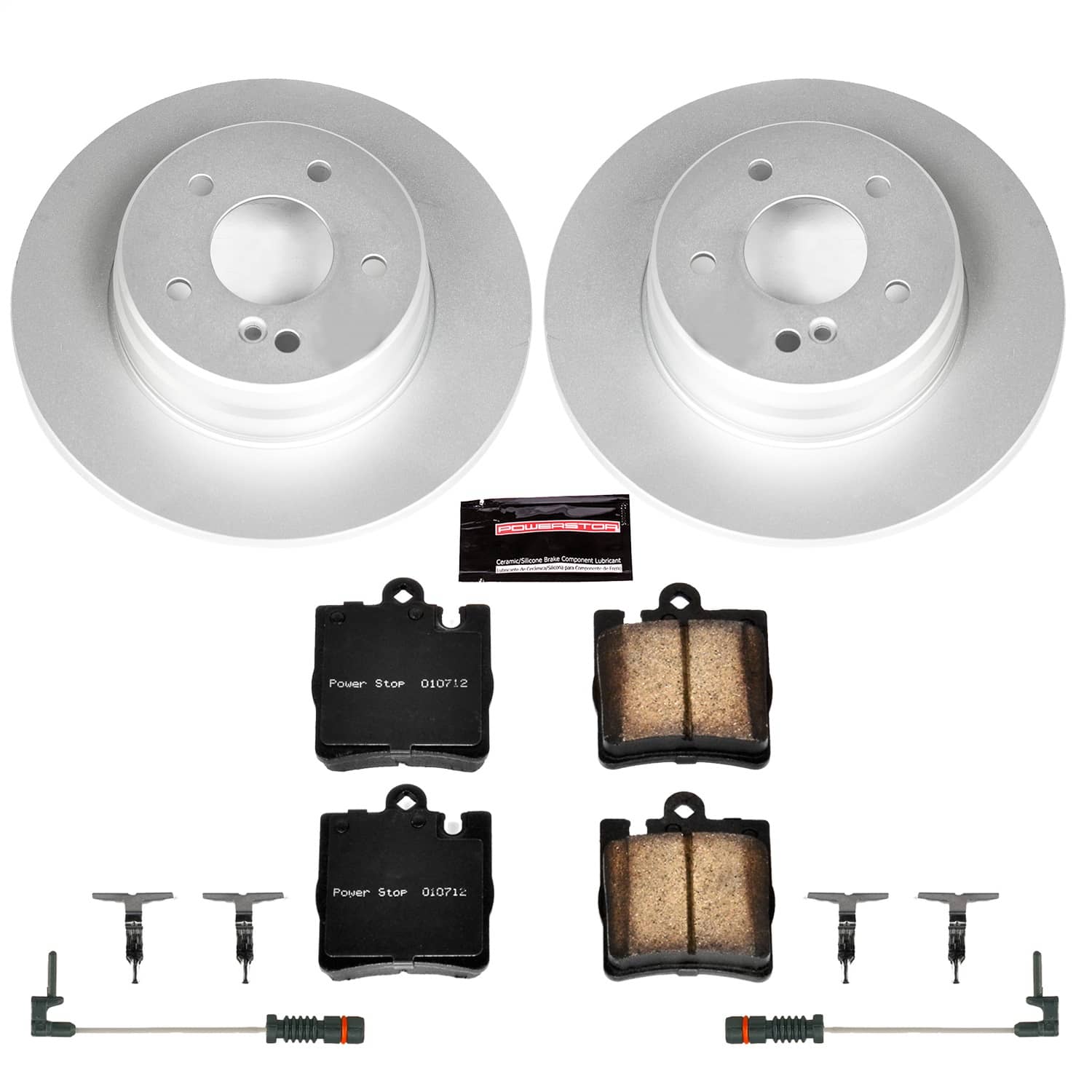 Power Stop - CRK621 - Rear - Disc Brake Pad and Rotor Kit