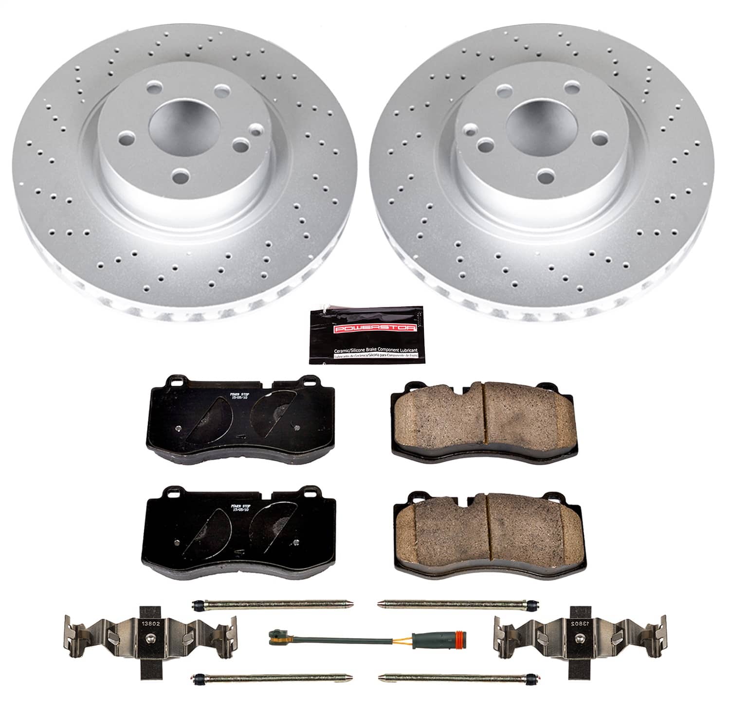 Power Stop - CRK6231 - Front - Disc Brake Pad and Rotor Kit