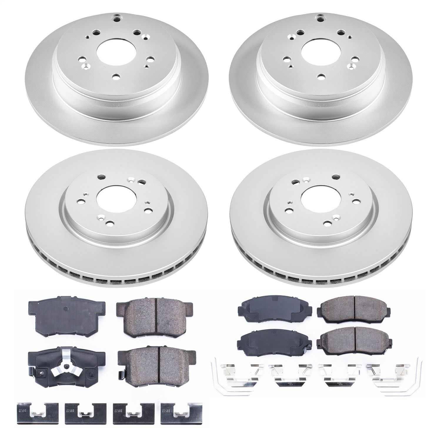 Power Stop - CRK6305 - Front and Rear - Disc Brake Pad and Rotor Kit