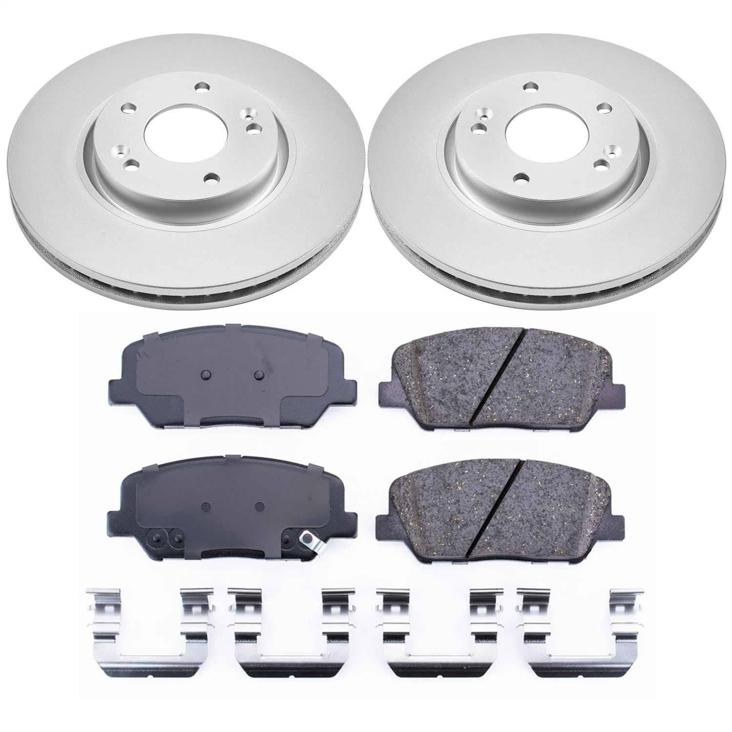 Power Stop - CRK6306 - Front - Disc Brake Pad and Rotor Kit