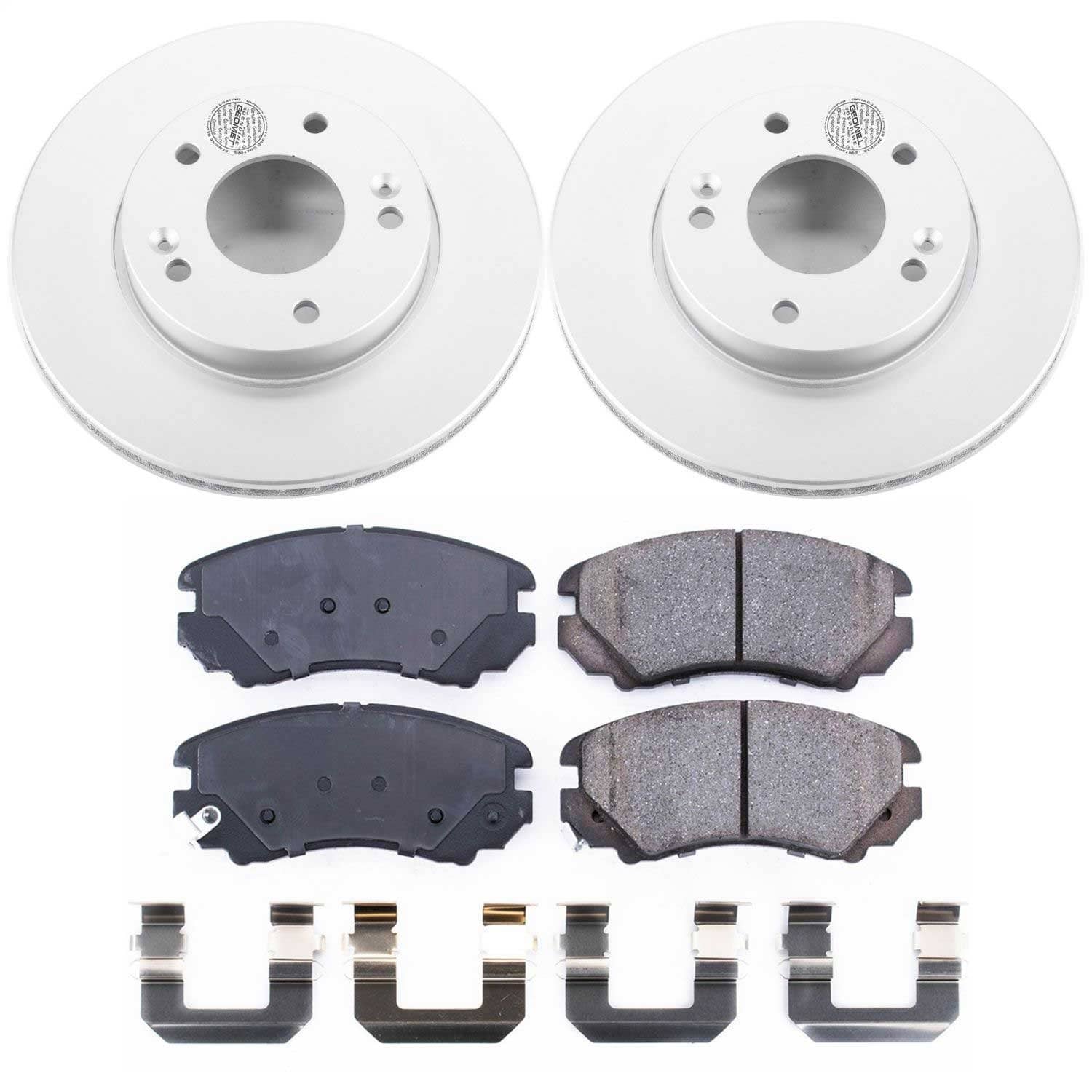 Power Stop - CRK6309 - Front - Disc Brake Pad and Rotor Kit