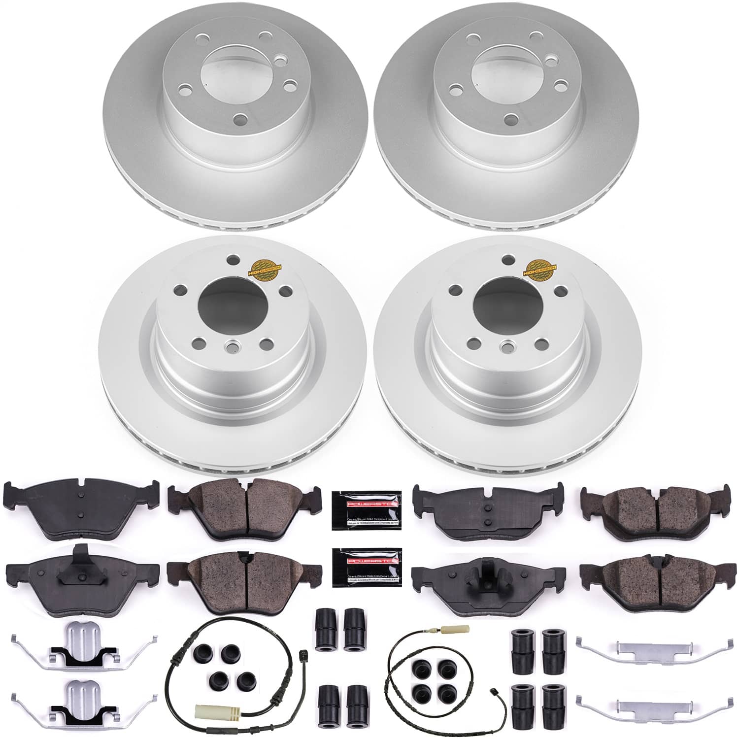 Power Stop - CRK6347 - Front and Rear - Disc Brake Pad and Rotor Kit