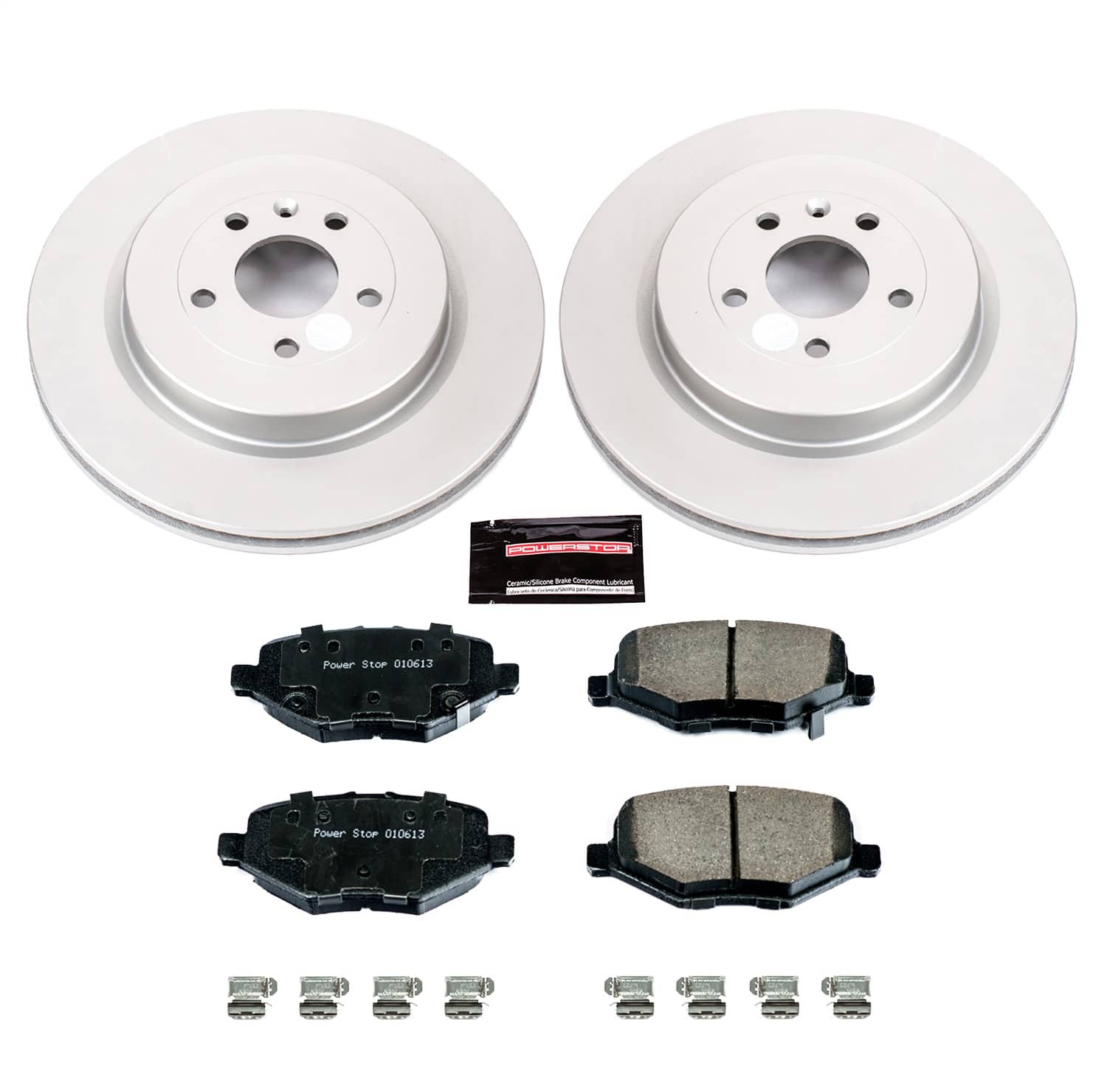 Power Stop - CRK6376 - Rear - Disc Brake Pad and Rotor Kit