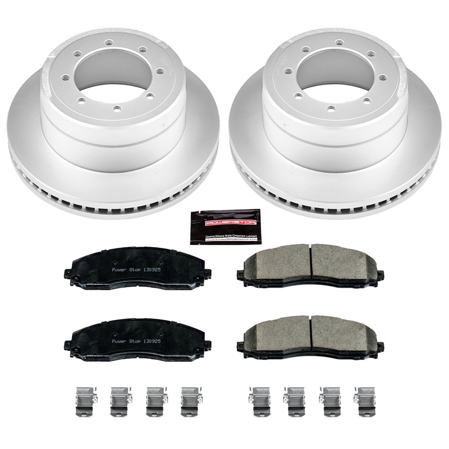 Power Stop - CRK6406 - Rear - Disc Brake Pad and Rotor Kit