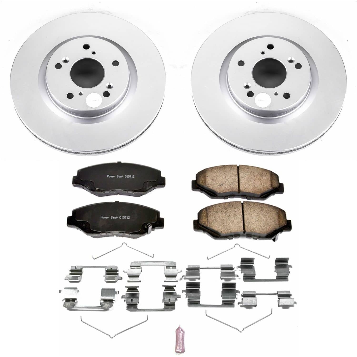 Power Stop - CRK6488 - Front - Disc Brake Pad and Rotor Kit