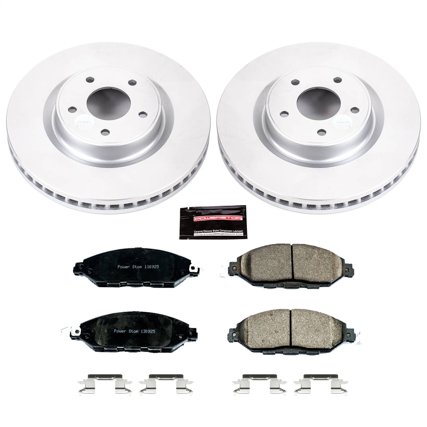 Power Stop - CRK6496 - Front - Disc Brake Pad and Rotor Kit