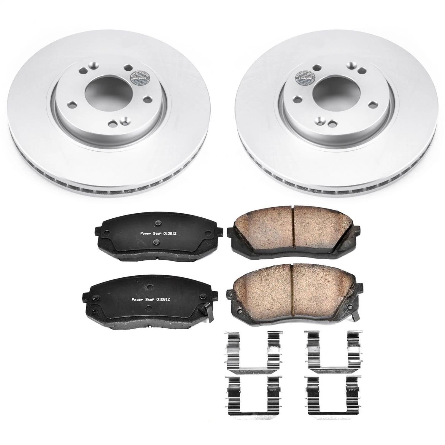 Power Stop - CRK6510 - Front - Disc Brake Pad and Rotor Kit