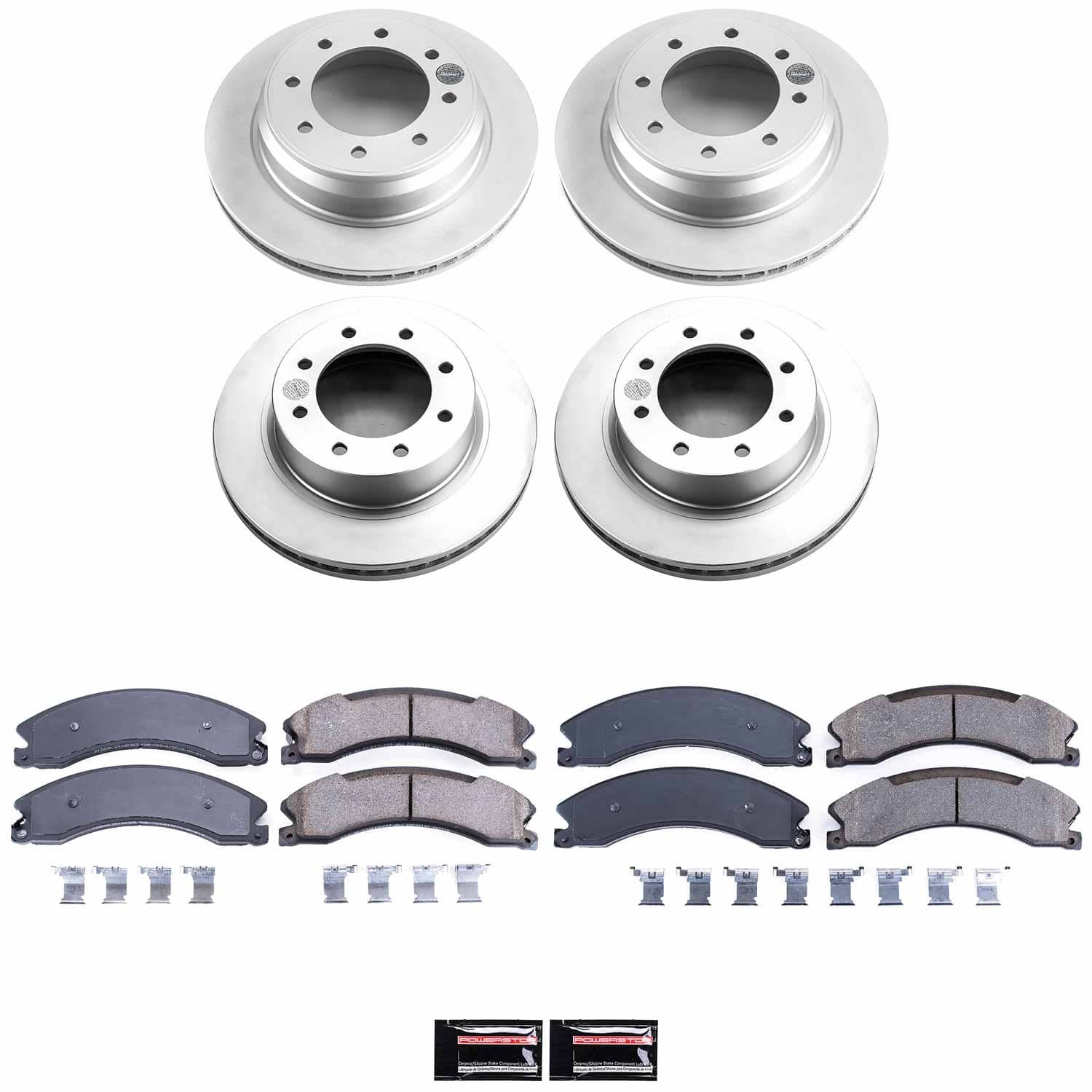 Power Stop - CRK6519 - Front and Rear - Disc Brake Pad and Rotor Kit