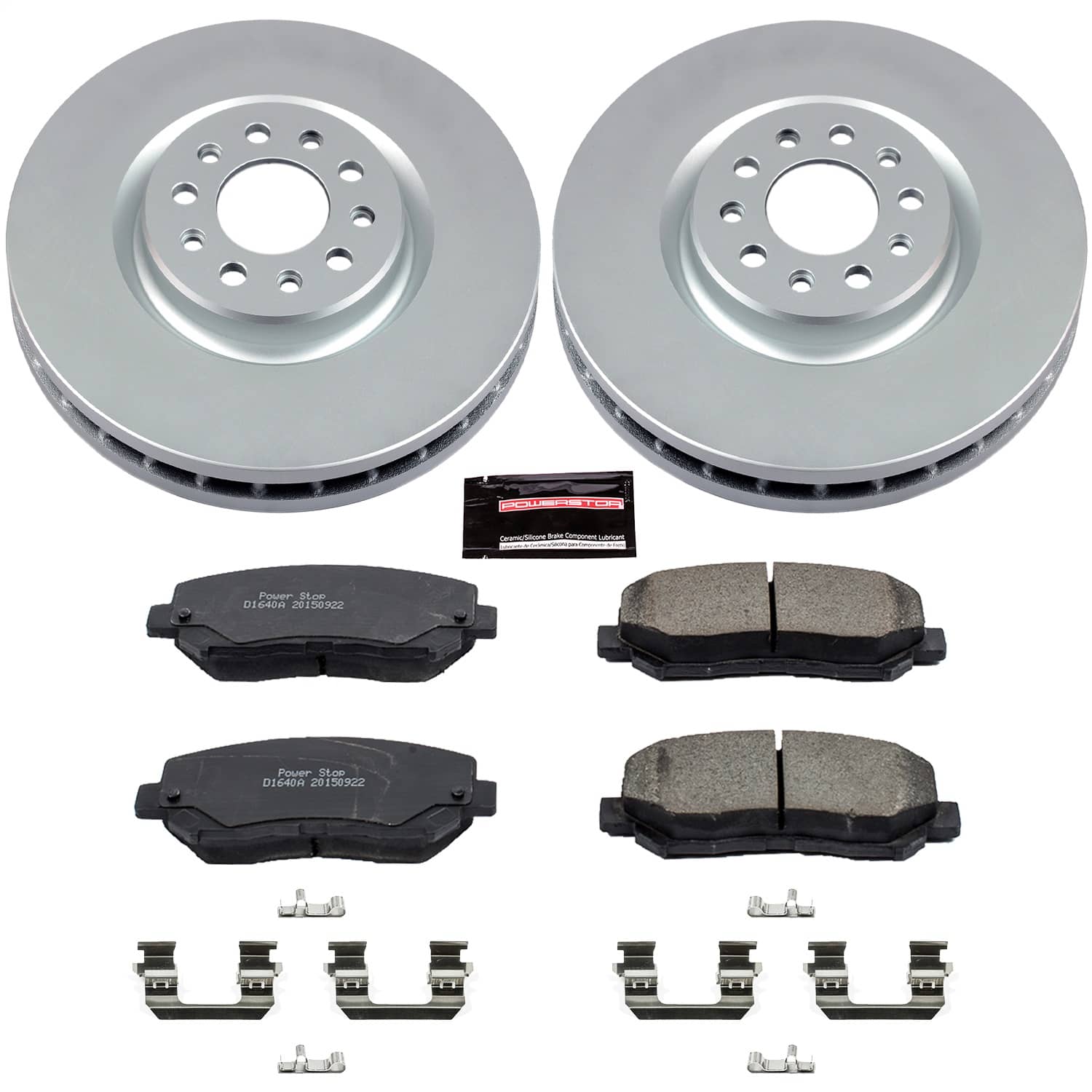 Power Stop - CRK6538 - Front - Disc Brake Pad and Rotor Kit