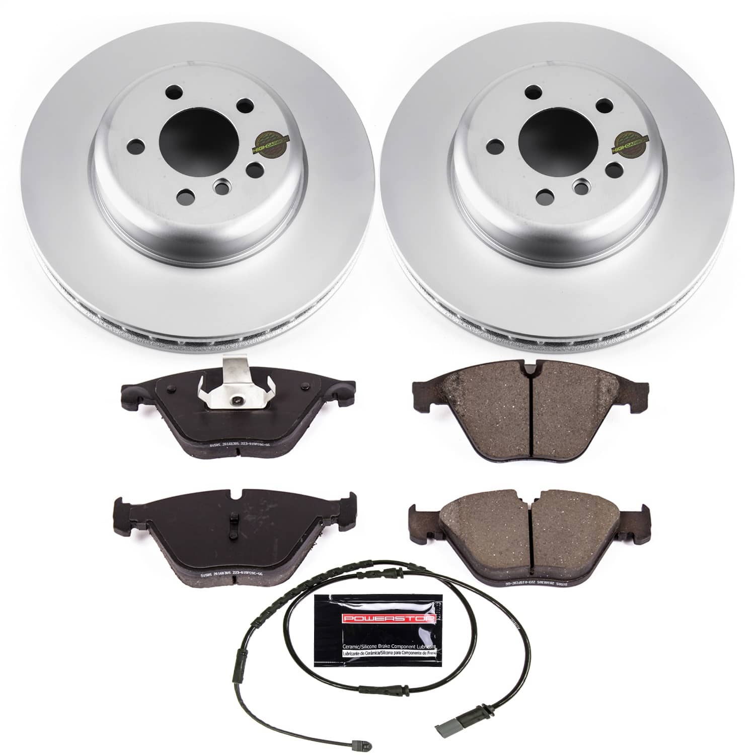 Power Stop - CRK6581 - Front - Disc Brake Pad and Rotor Kit