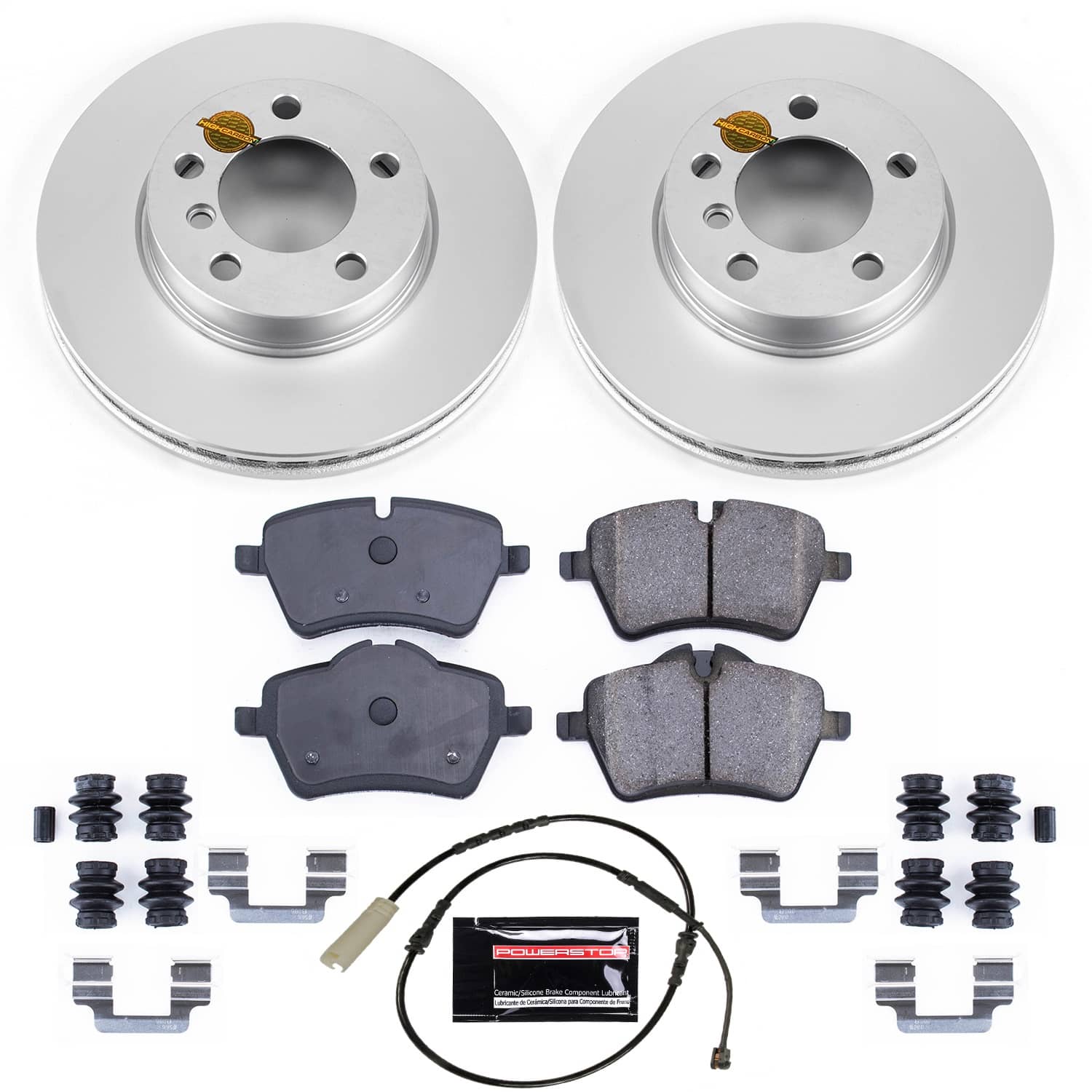 Power Stop - CRK6662 - Front - Disc Brake Pad and Rotor Kit