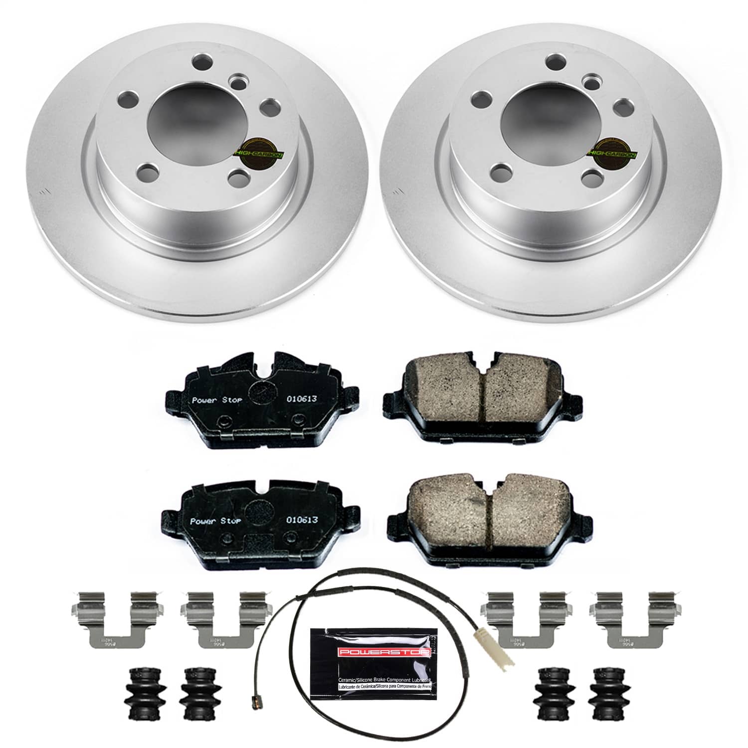 Power Stop - CRK6664 - Rear - Disc Brake Pad and Rotor Kit